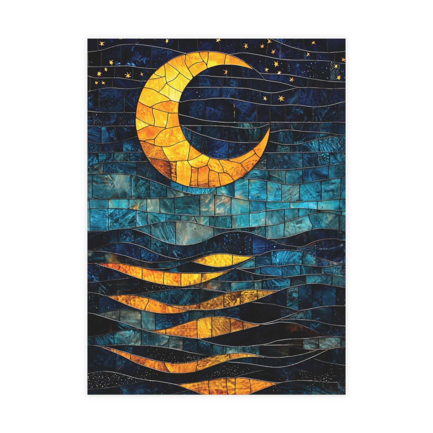 Crescent Moon Reflection Postcard Pack