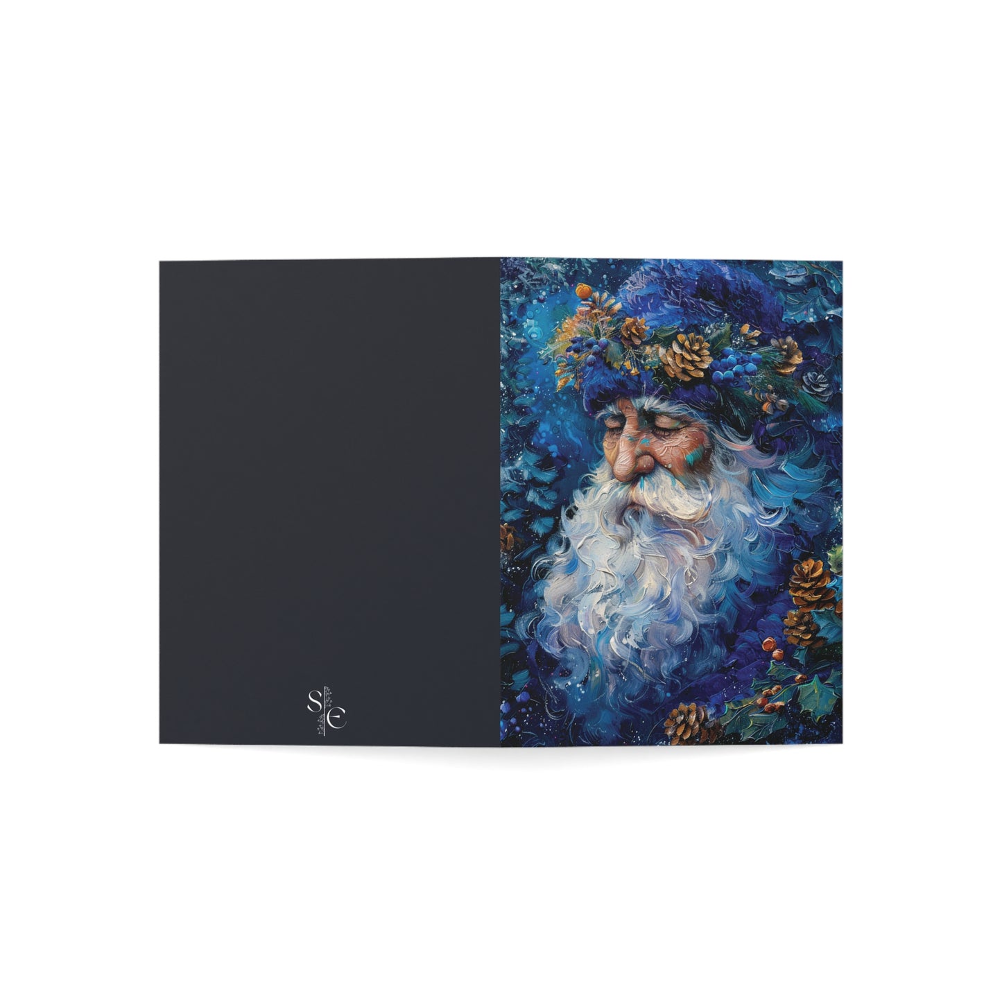 Father Winter Holiday Greeting Card