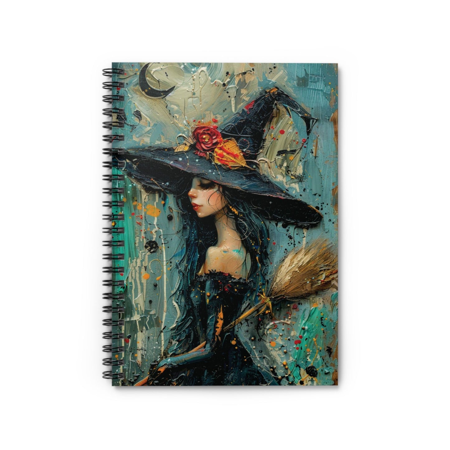 Witch Themed Spiralbound Notebook
