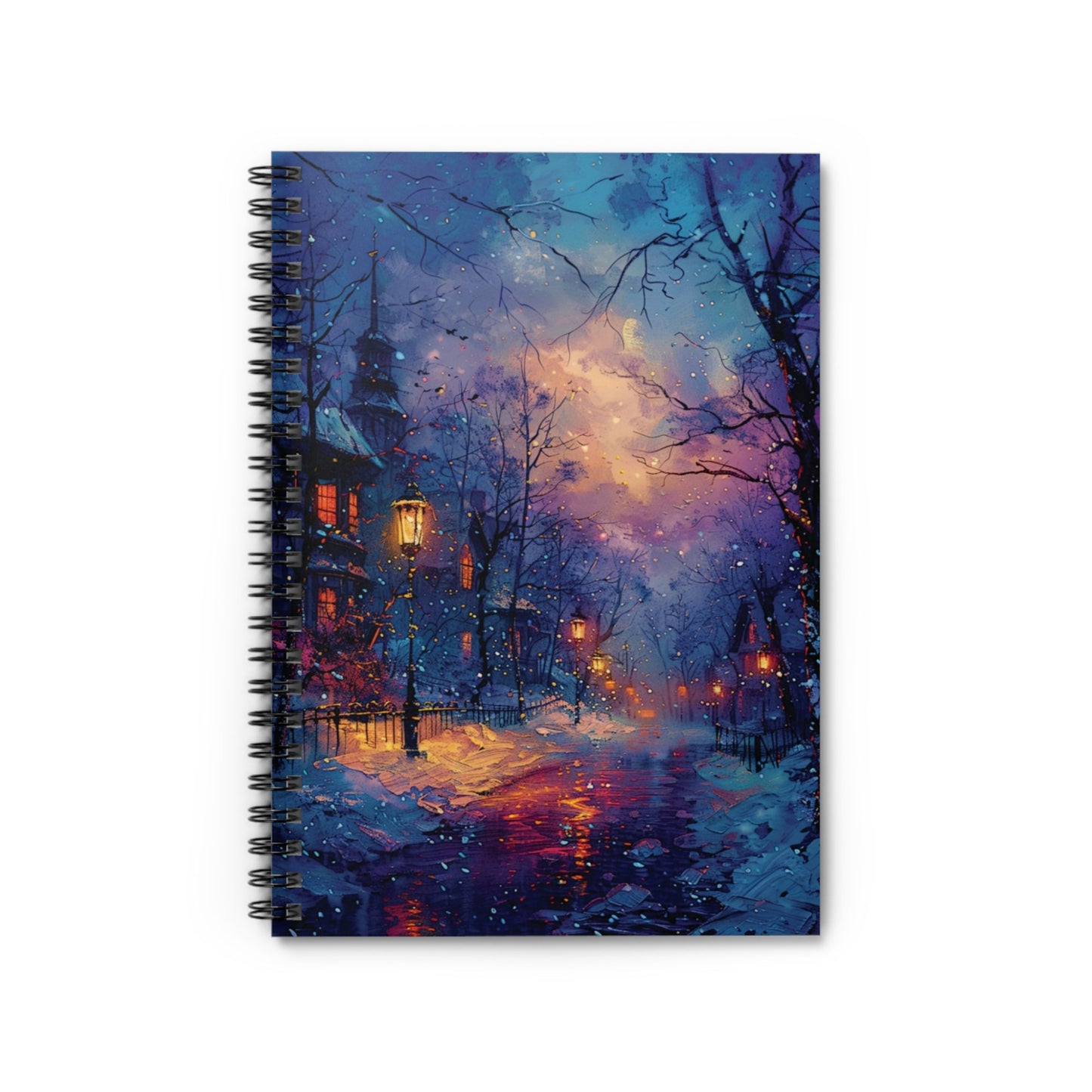 Winter Walkway Spiralbound Notebook