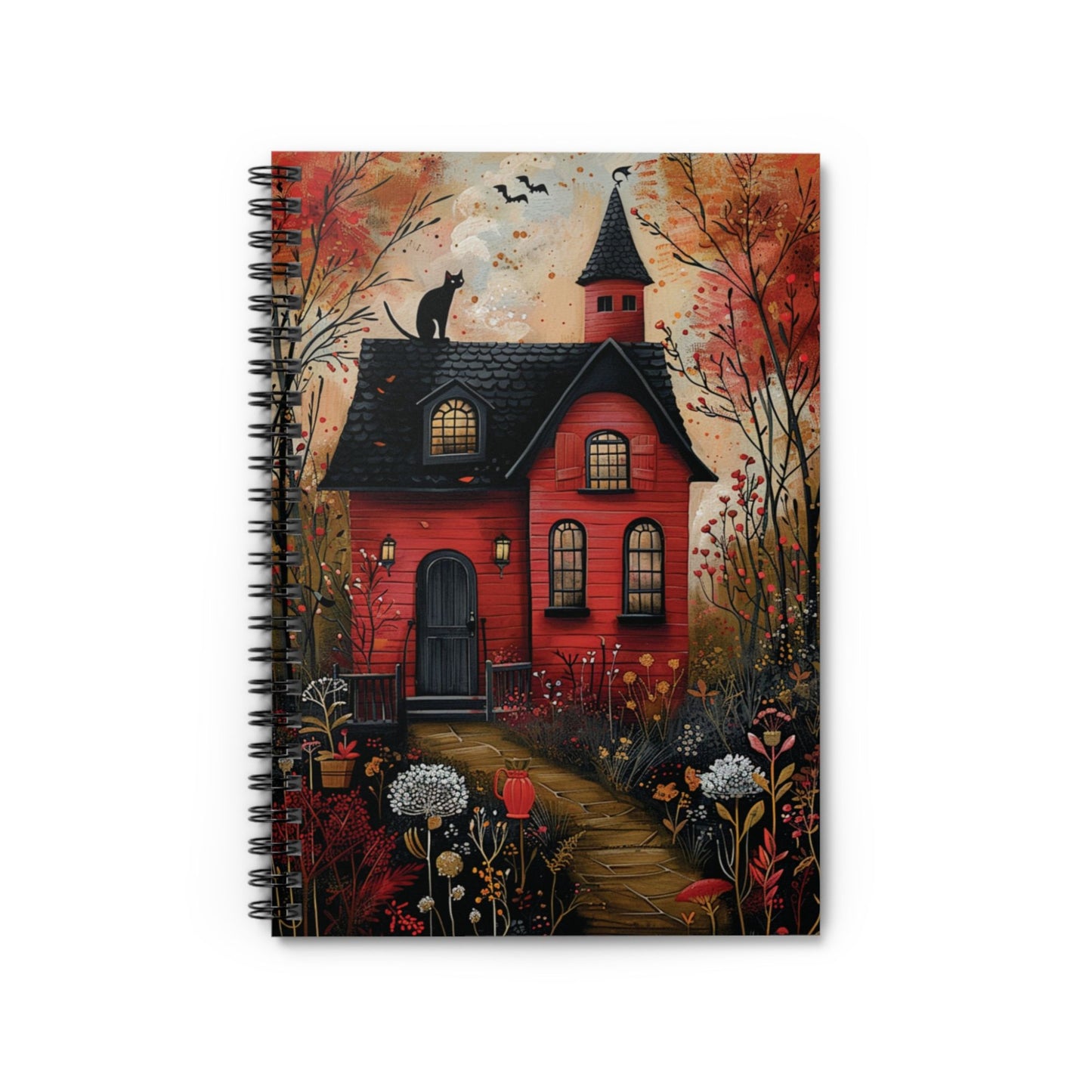 Whimsical Cottage Spiralbound Notebook