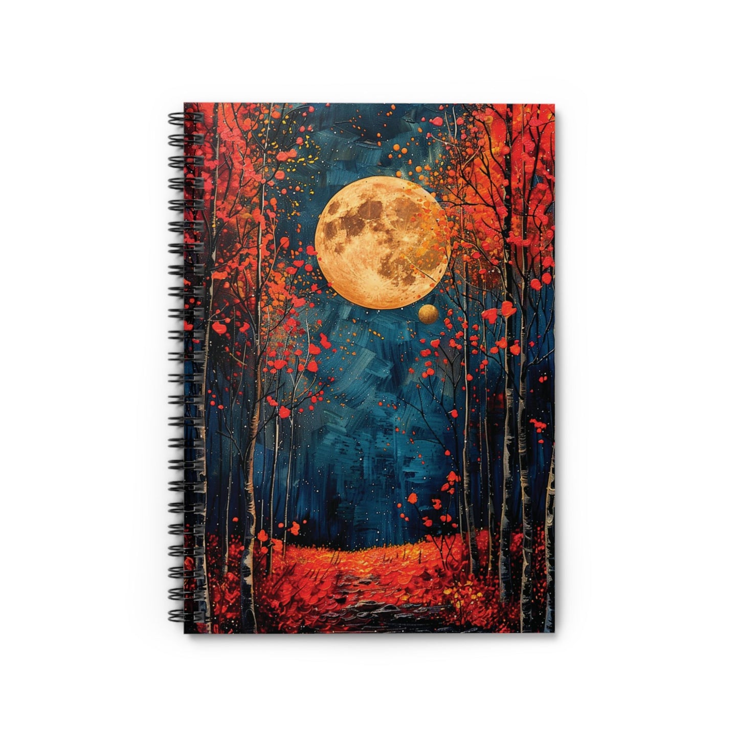 Autumn Full Moon Spiralbound Notebook