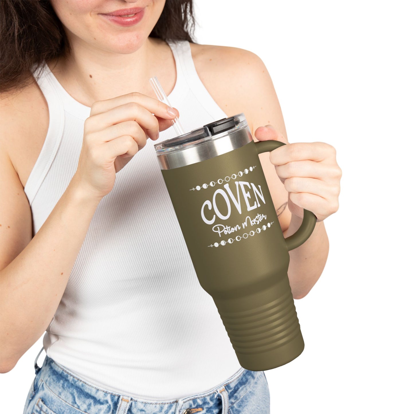 Coven Tumbler: "Potion Master" Insulated Travel Mug, 40oz