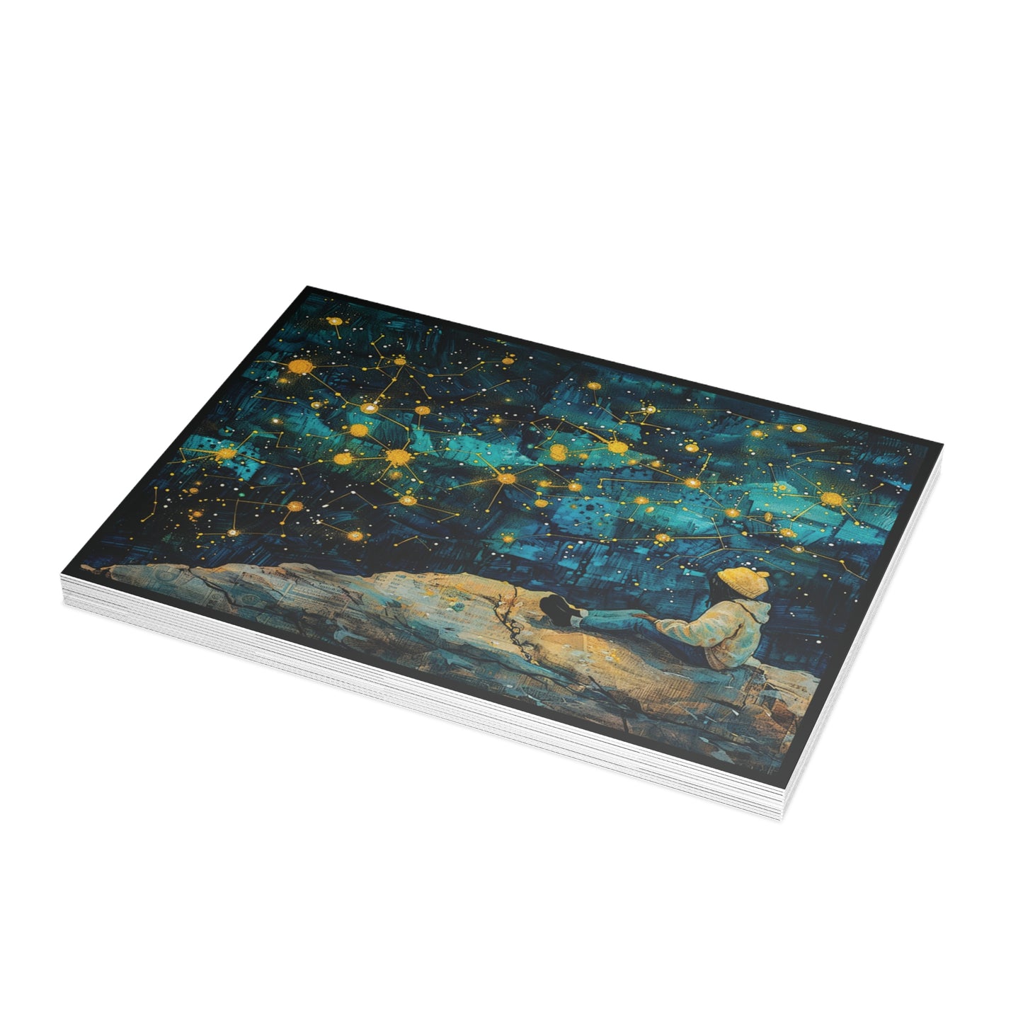 Night Constellation Postcard Pack
