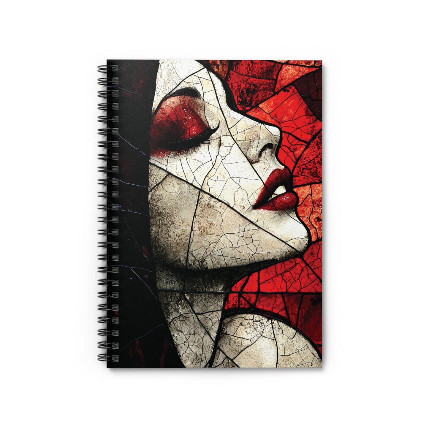 Red Serenity Spiralbound Notebook