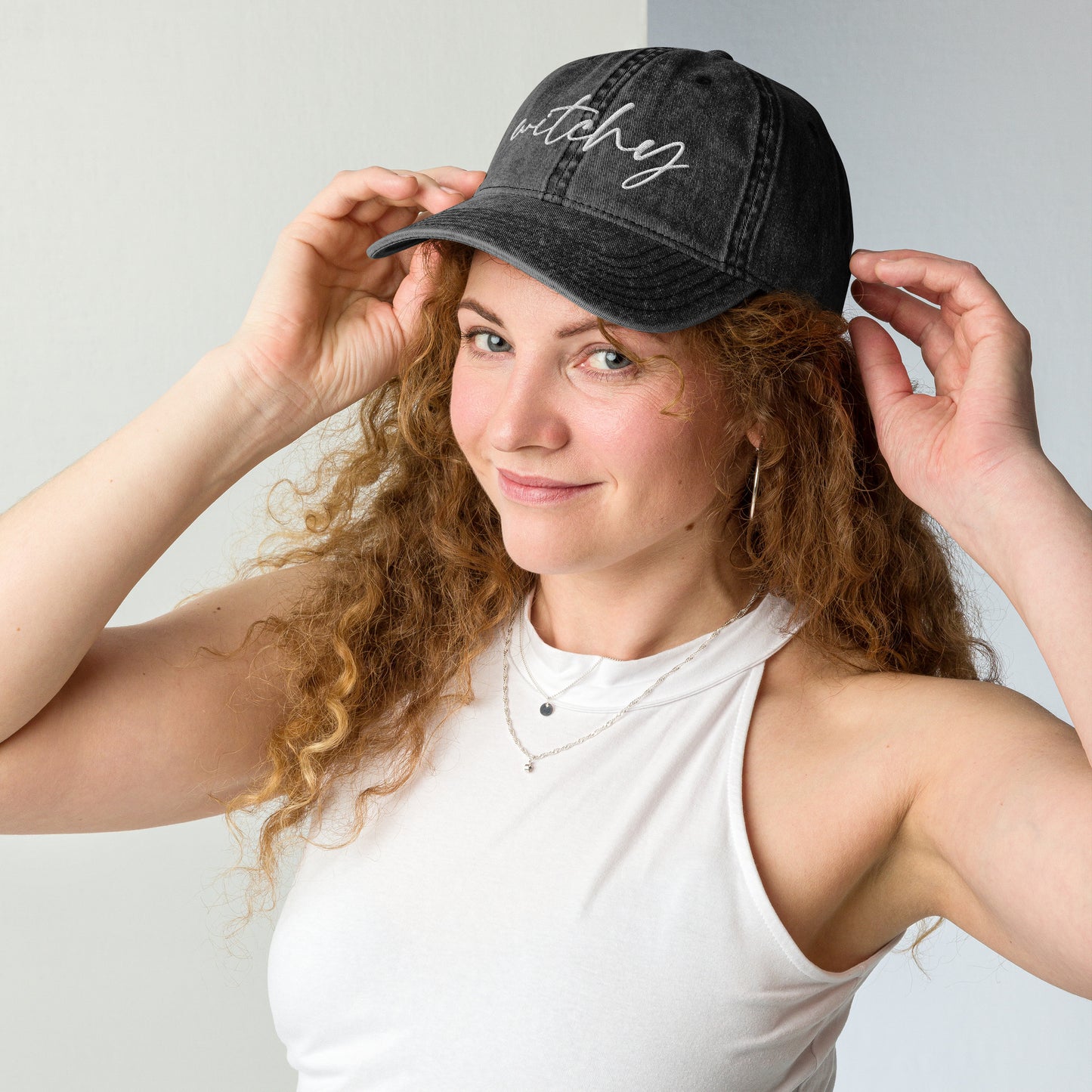 Witchy Vintage Cotton Twill Cap