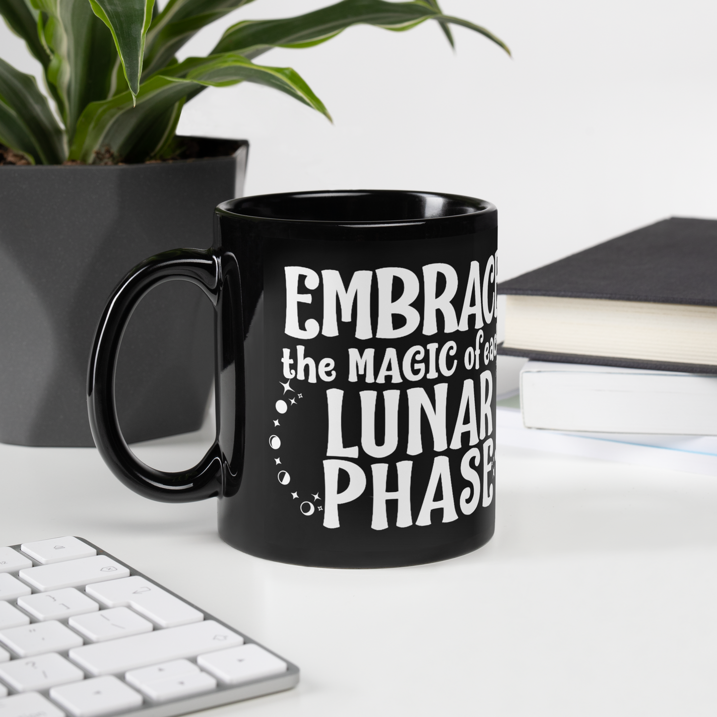 Mystical Moon Mug "Embrace the magic of each lunar phase"