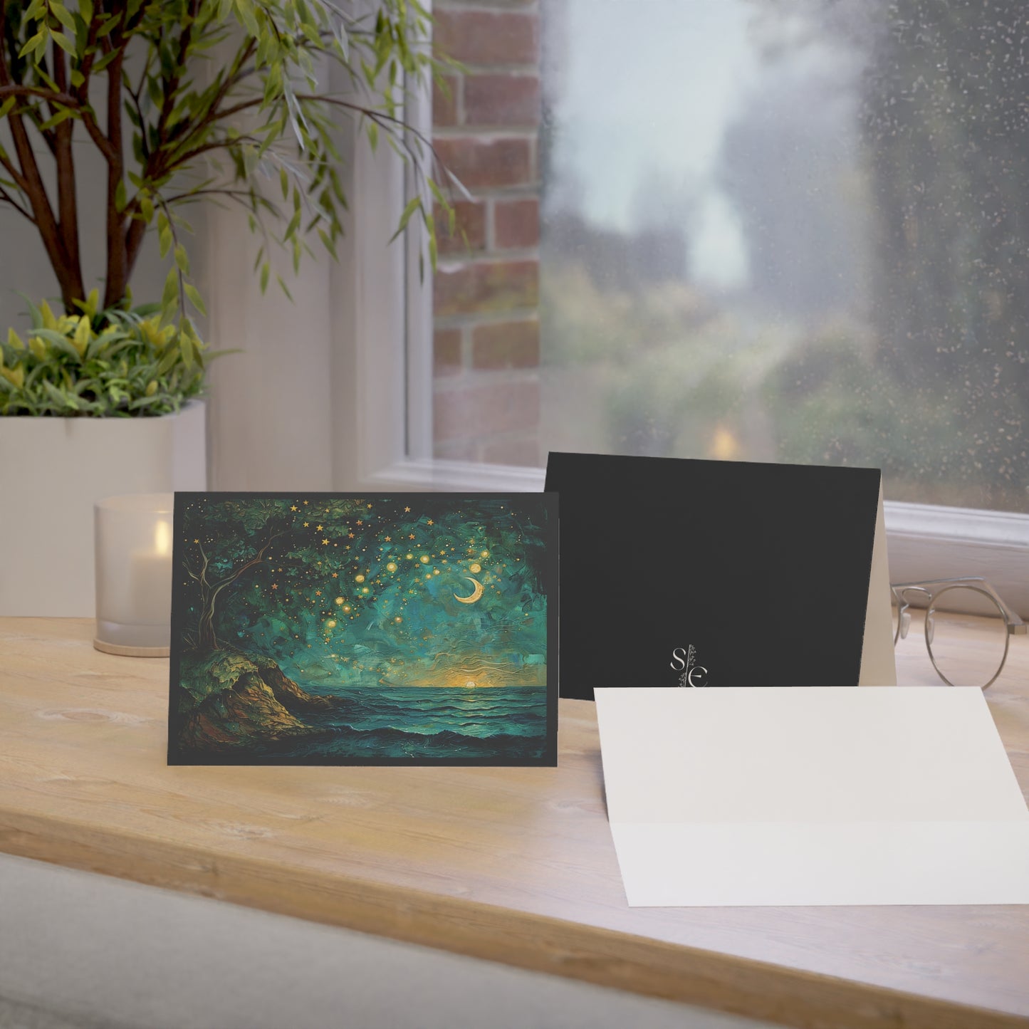Celestial View Greeting Card