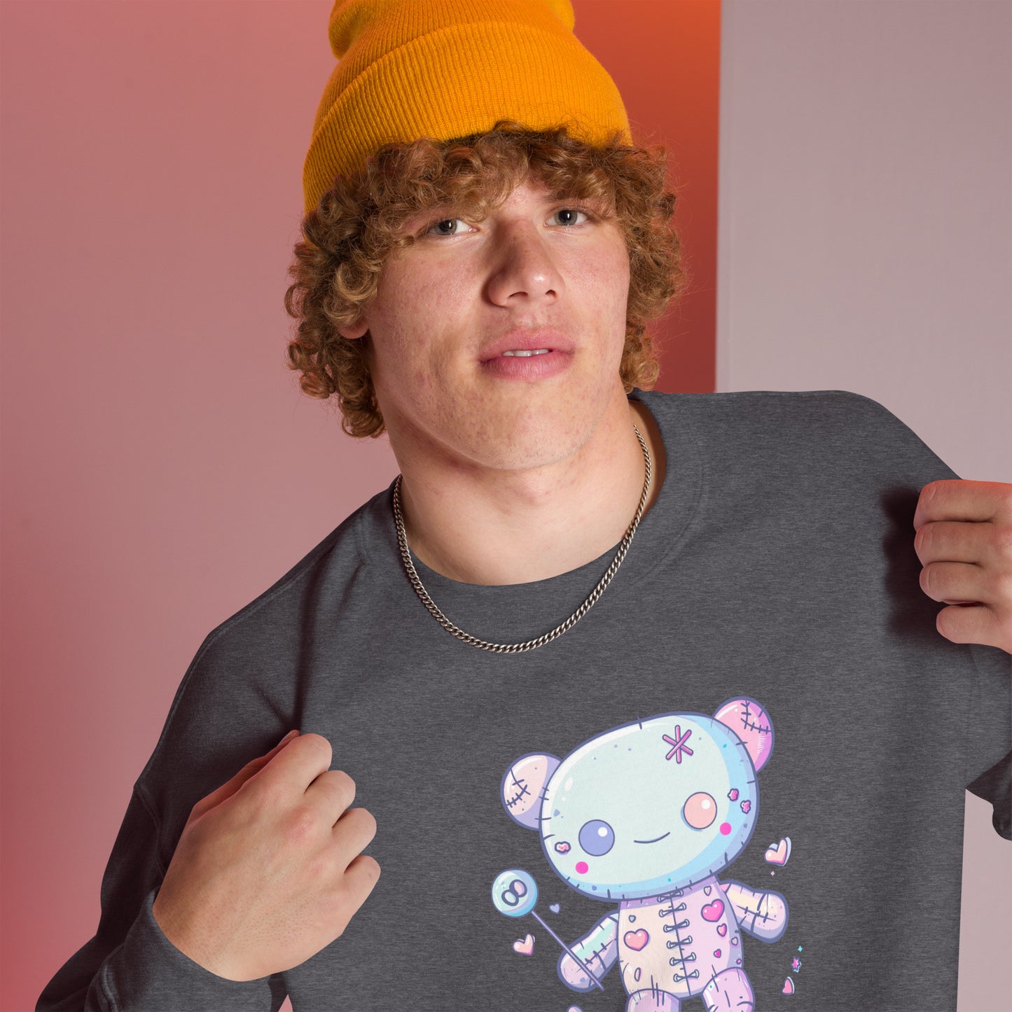 Voodoo Doll Quote: "Stick it to the haters with love" Unisex Sweatshirt