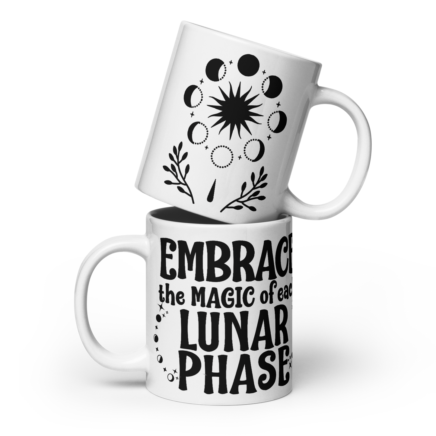 Mystical Moon Mug "Embrace the magic of each lunar phase"