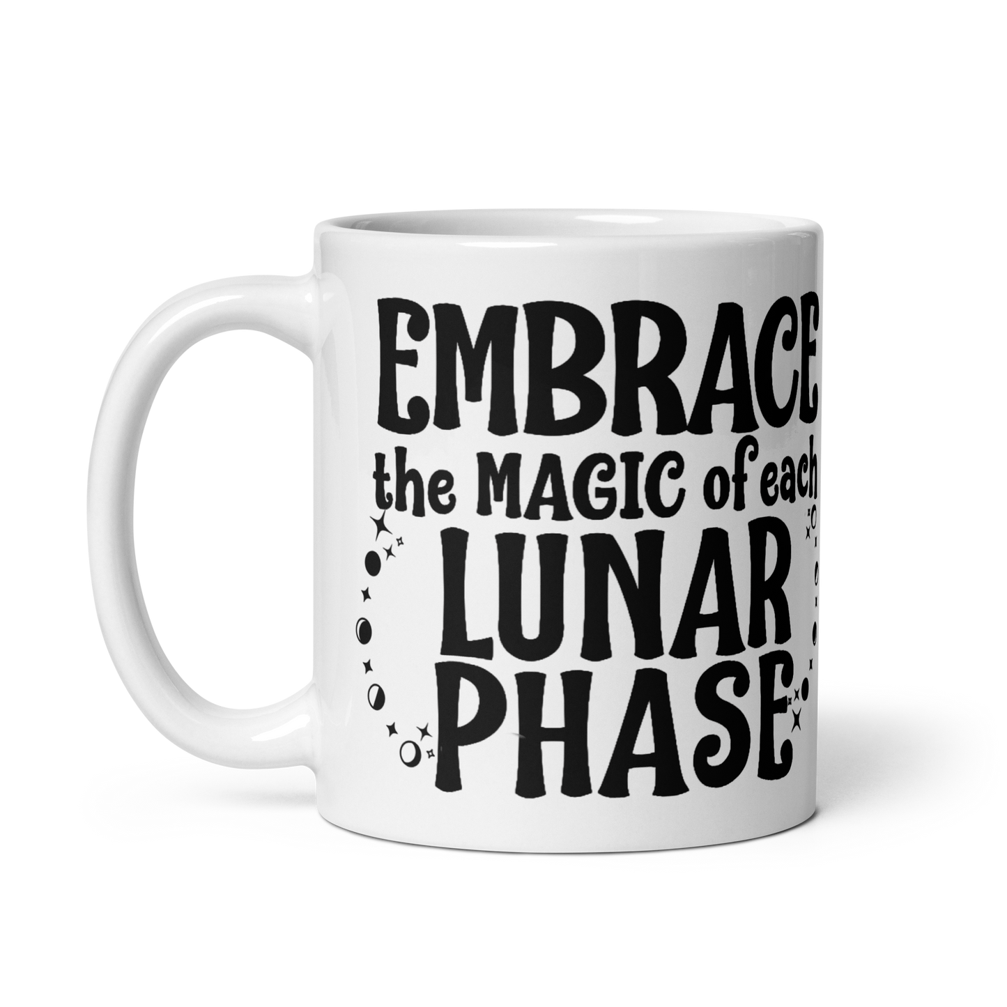 Mystical Moon Mug "Embrace the magic of each lunar phase"