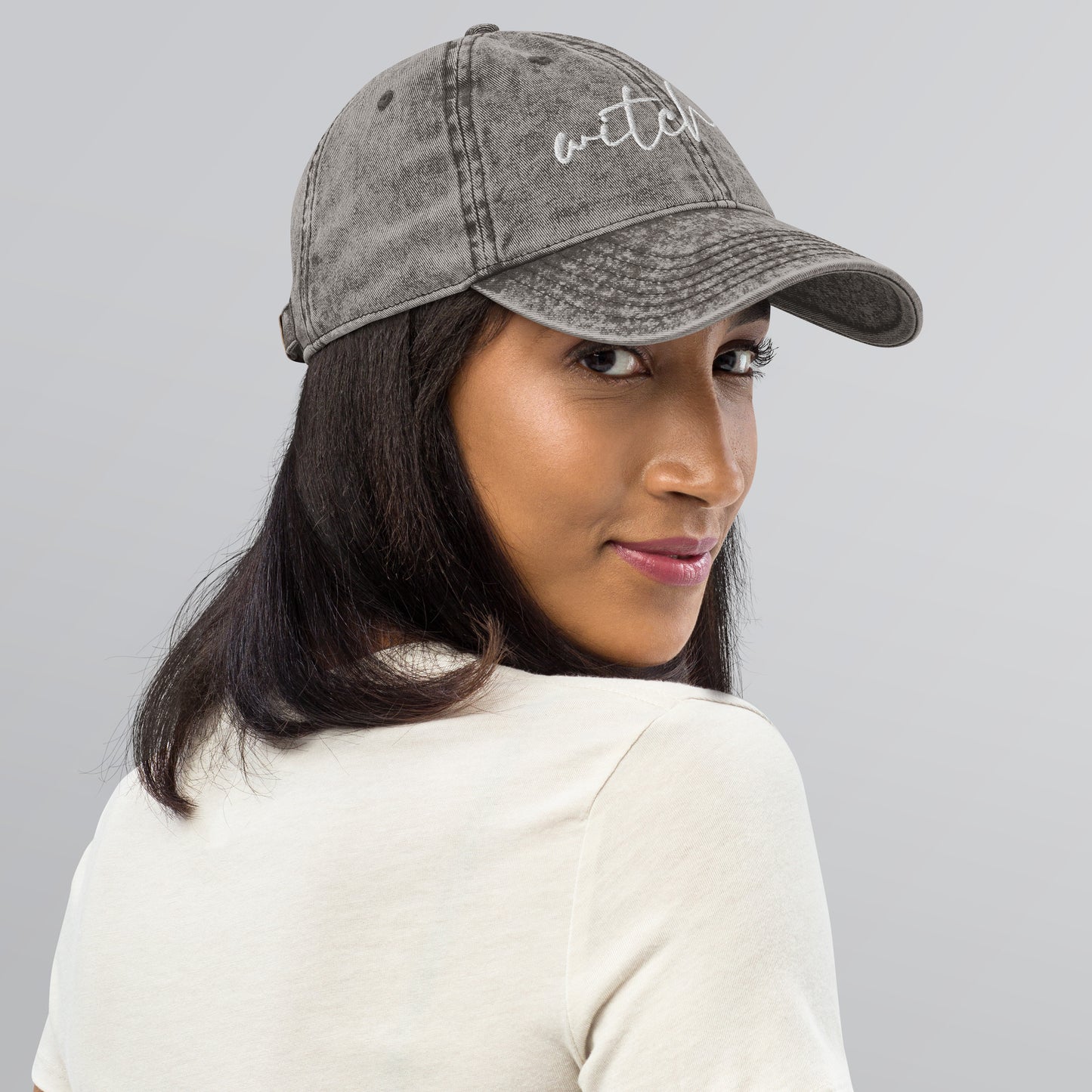 Witchy Vintage Cotton Twill Cap