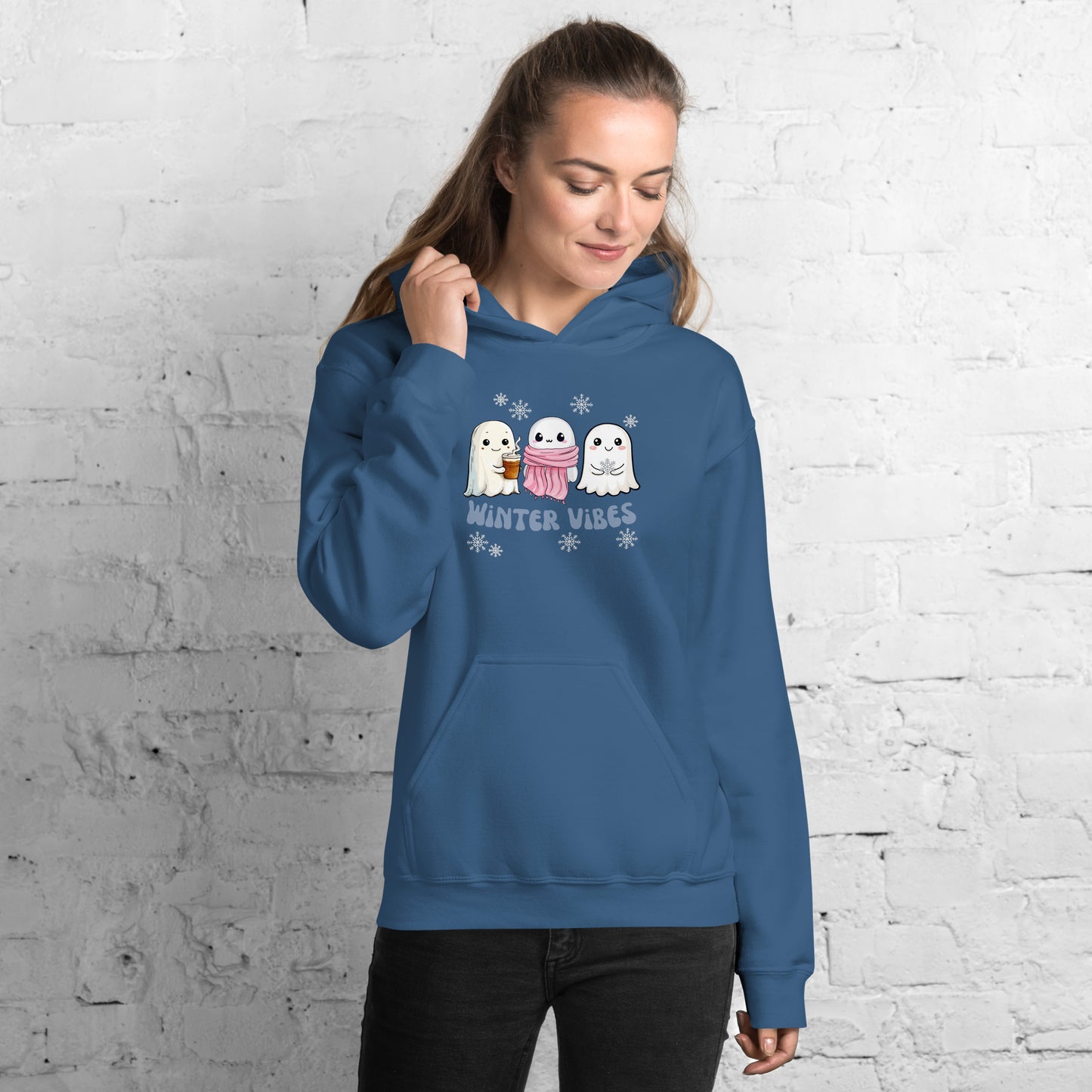 Ghost "Winter Vibes" Unisex Hoodie