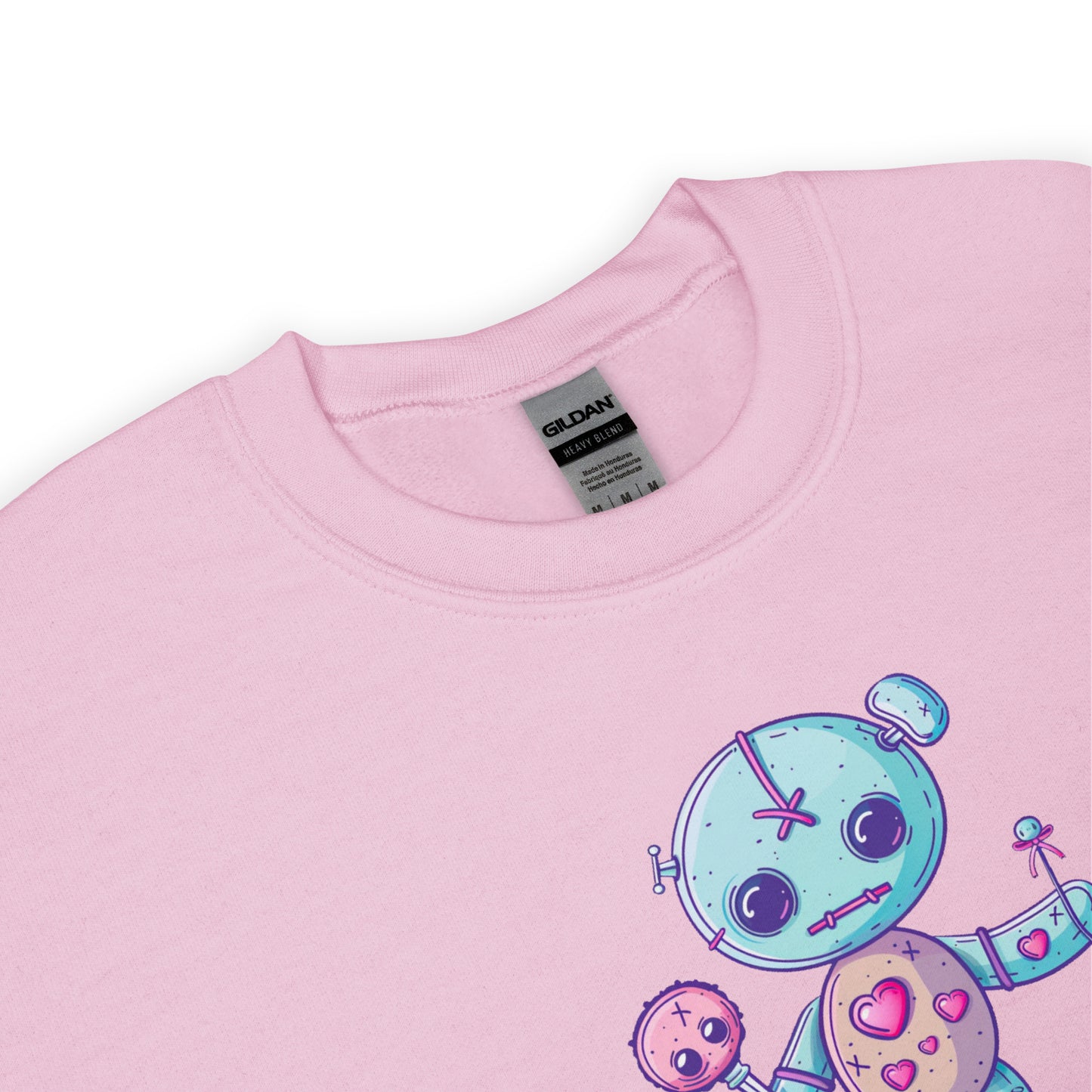 Voodoo Doll Quote: "Sweet as candy sharp as a pin" Unisex Sweatshirt
