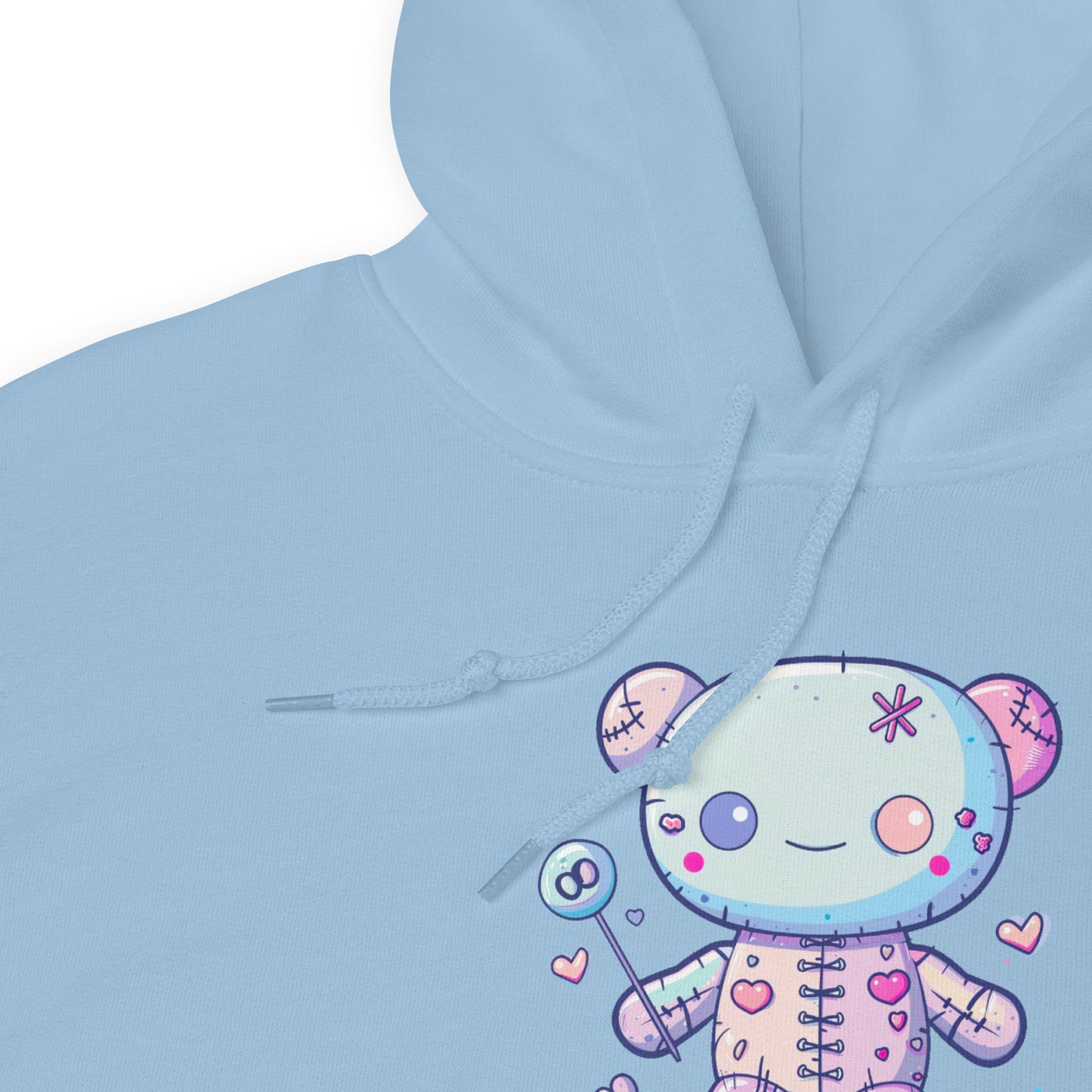 Voodoo Doll Quote: "Stick it to the haters with love" Unisex Hoodie