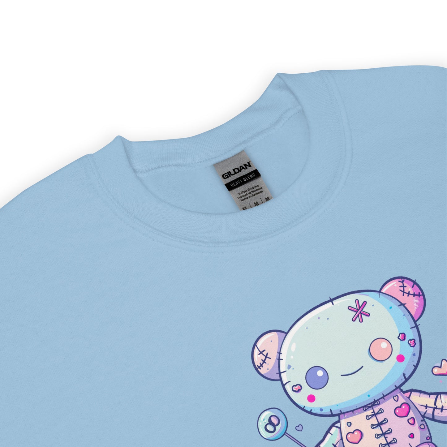Voodoo Doll Quote: "Stick it to the haters with love" Unisex Sweatshirt