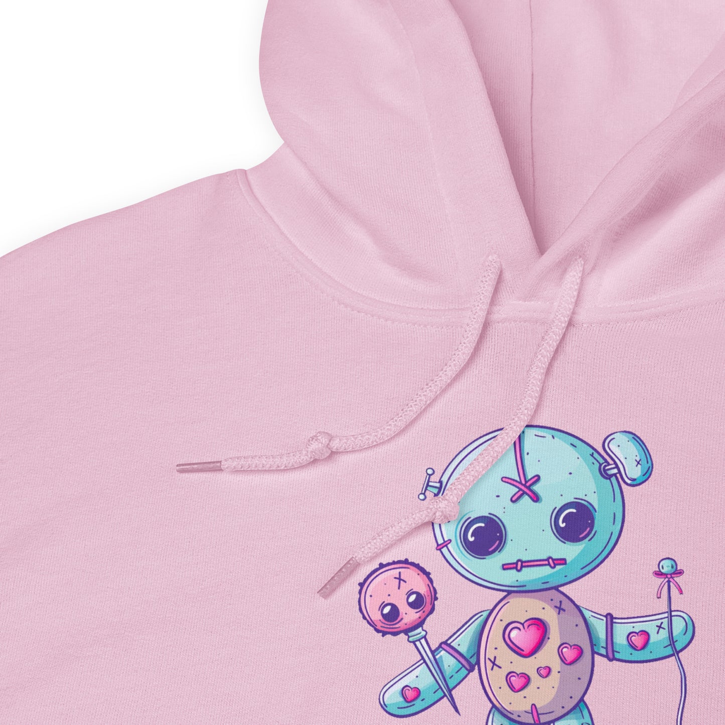 Voodoo Doll Quote: "Sweet as candy sharp as a pin" Unisex Hoodie