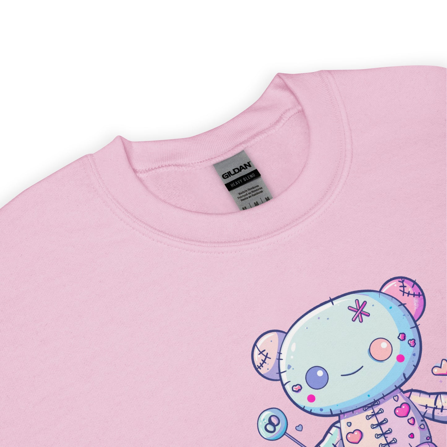 Voodoo Doll Quote: "Stick it to the haters with love" Unisex Sweatshirt