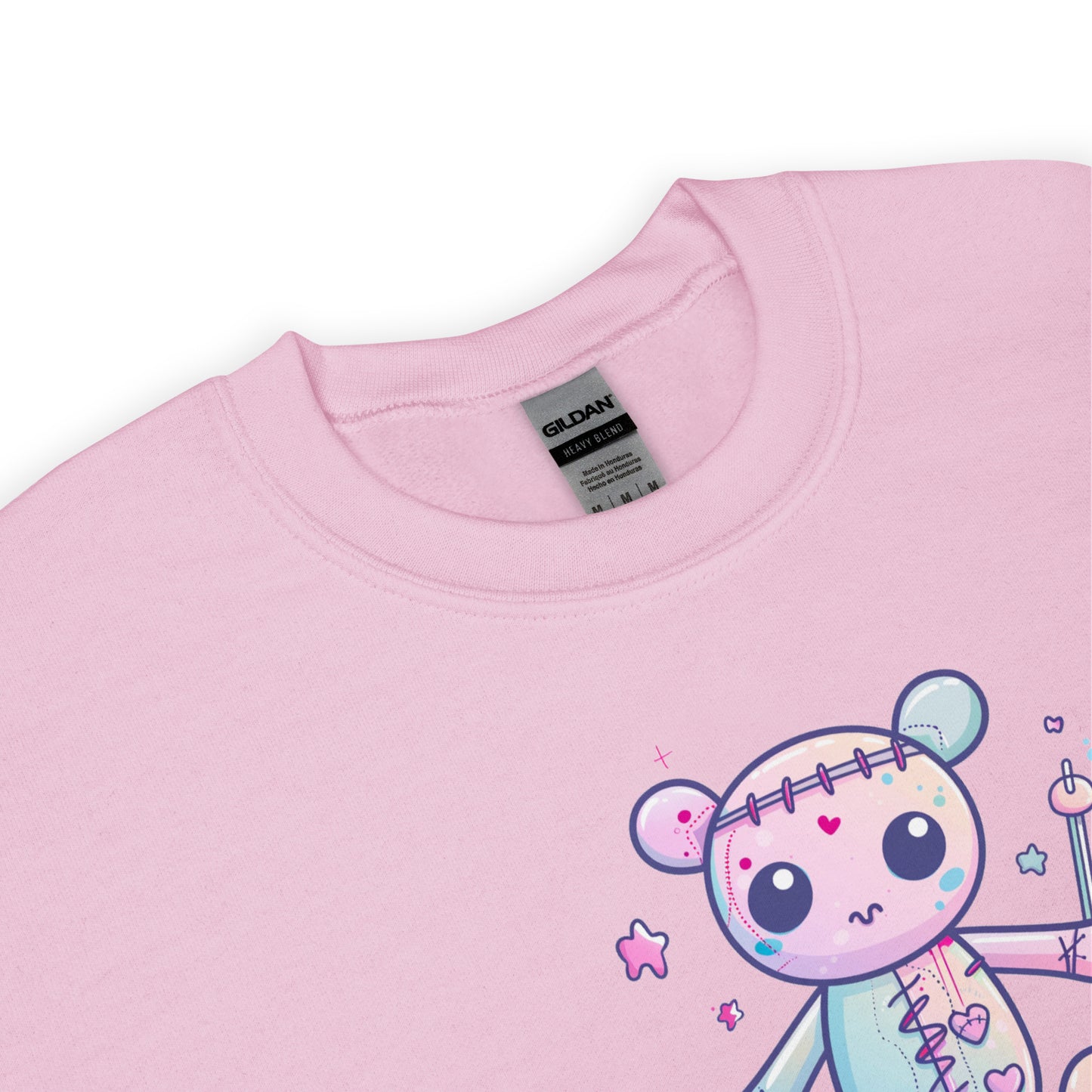 Voodoo Doll Quote: "Cuteness overload but don't poke" Unisex Sweatshirt