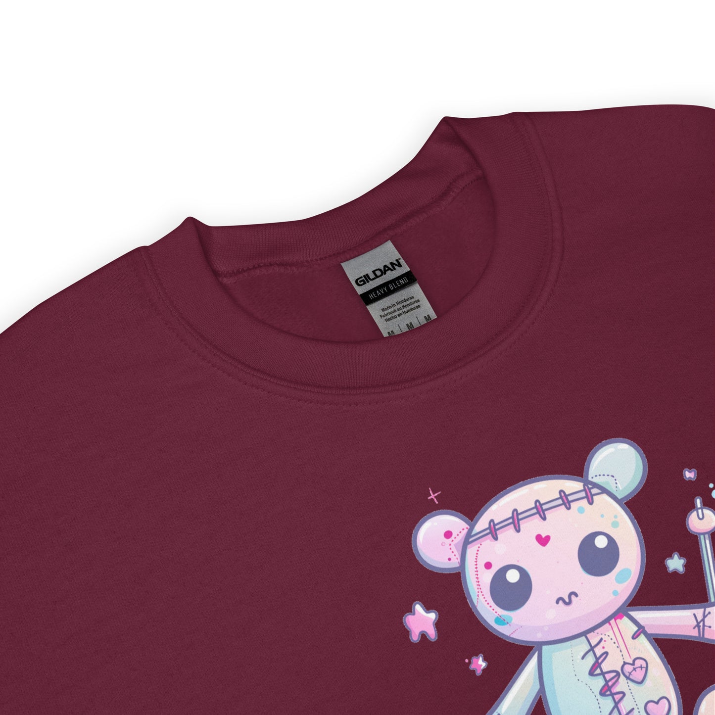Voodoo Doll Quote: "Cuteness overload but don't poke" Unisex Sweatshirt
