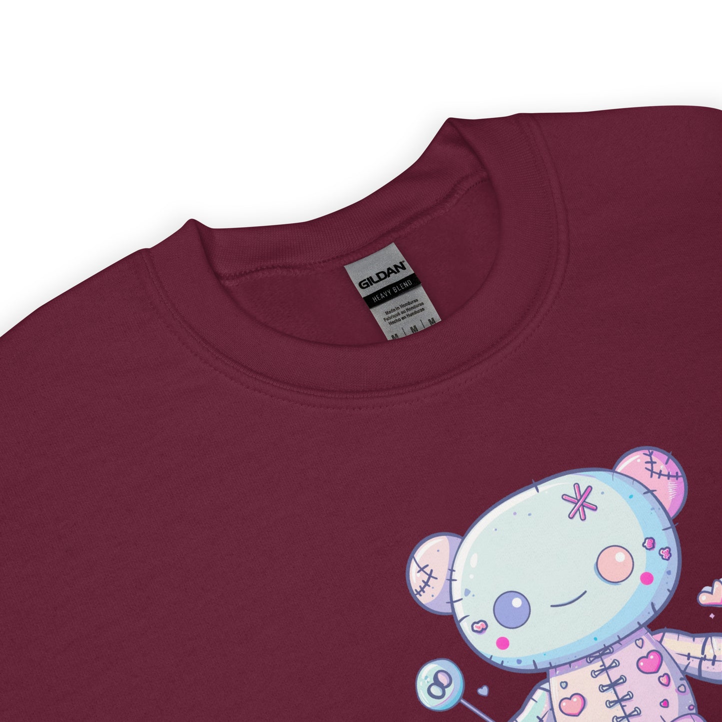 Voodoo Doll Quote: "Stick it to the haters with love" Unisex Sweatshirt