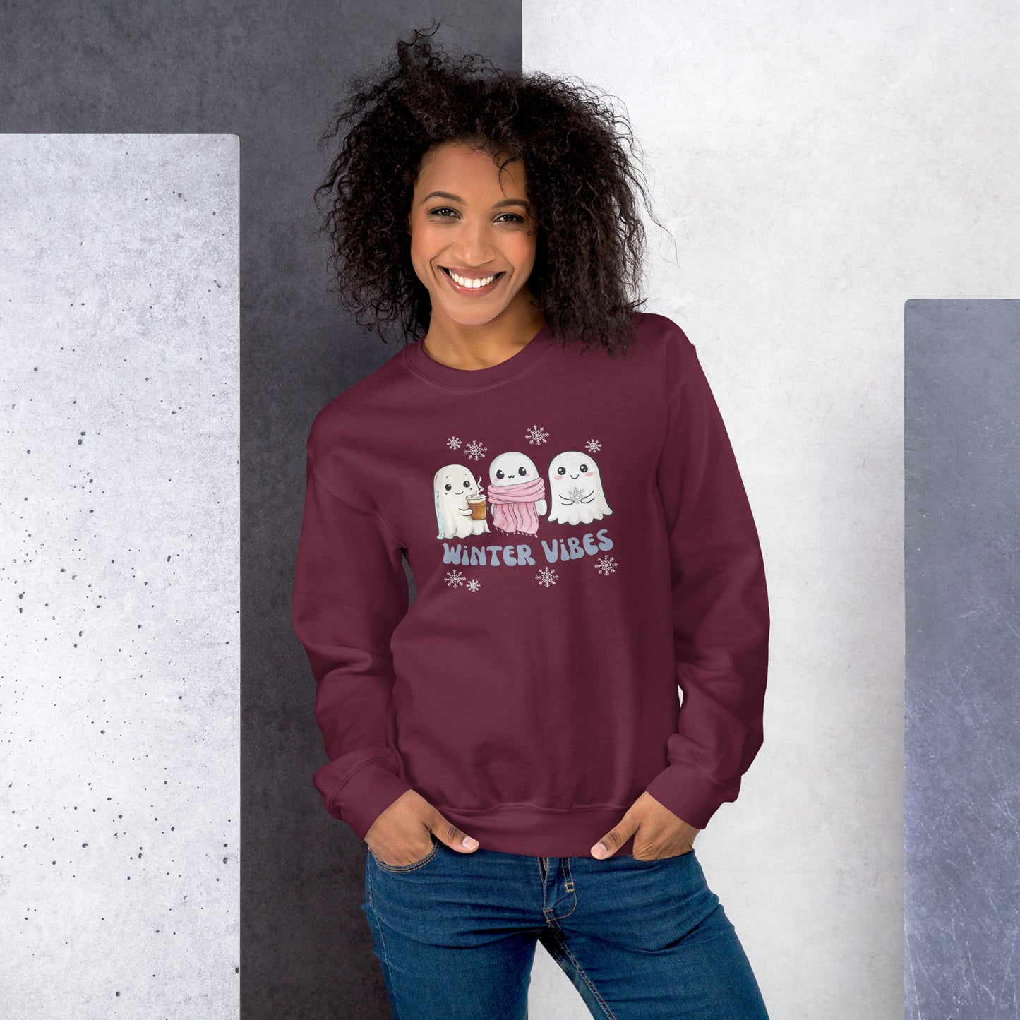 Ghost "Winter Vibes" Unisex Sweatshirt