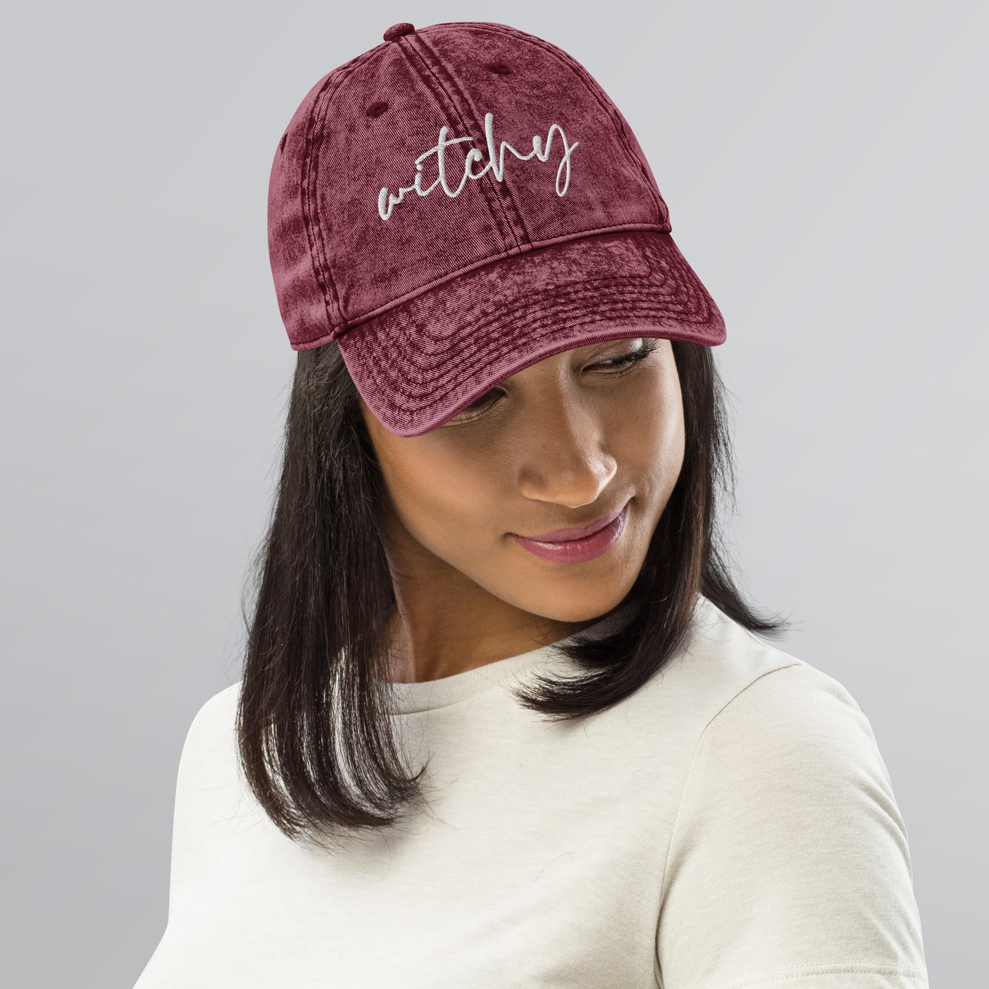 Witchy Vintage Cotton Twill Cap