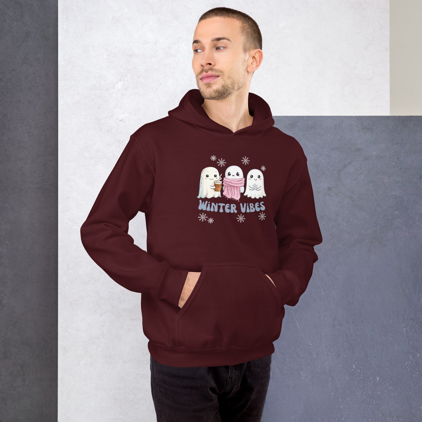 Ghost "Winter Vibes" Unisex Hoodie