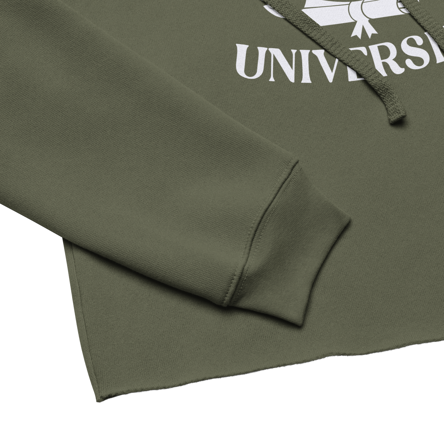 Pagan University Fleece Crop Hoodie