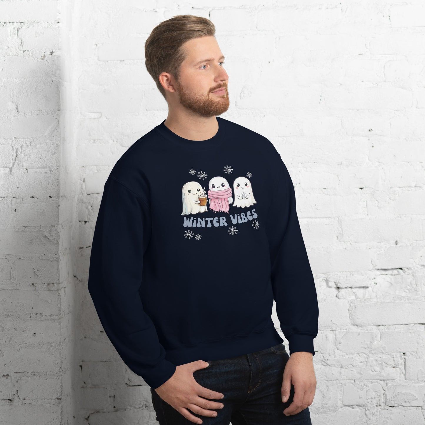 Ghost "Winter Vibes" Unisex Sweatshirt