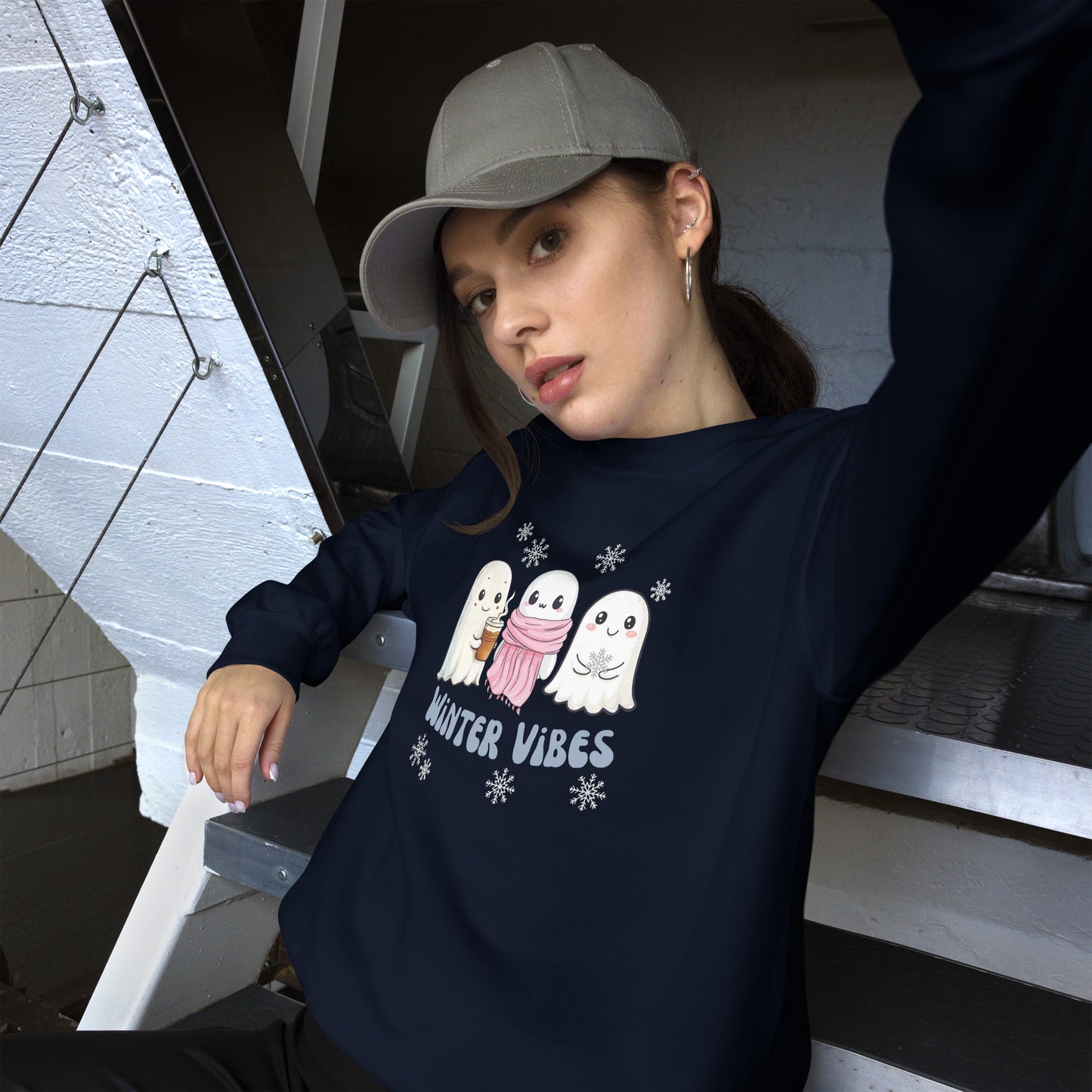 Ghost "Winter Vibes" Unisex Sweatshirt