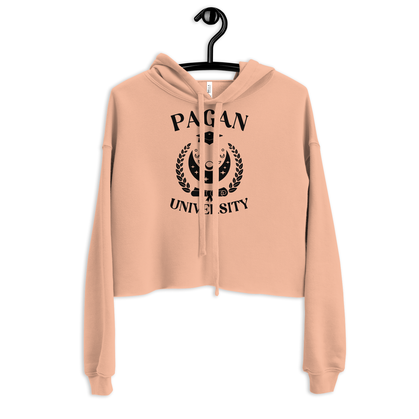 Pagan University Fleece Crop Hoodie