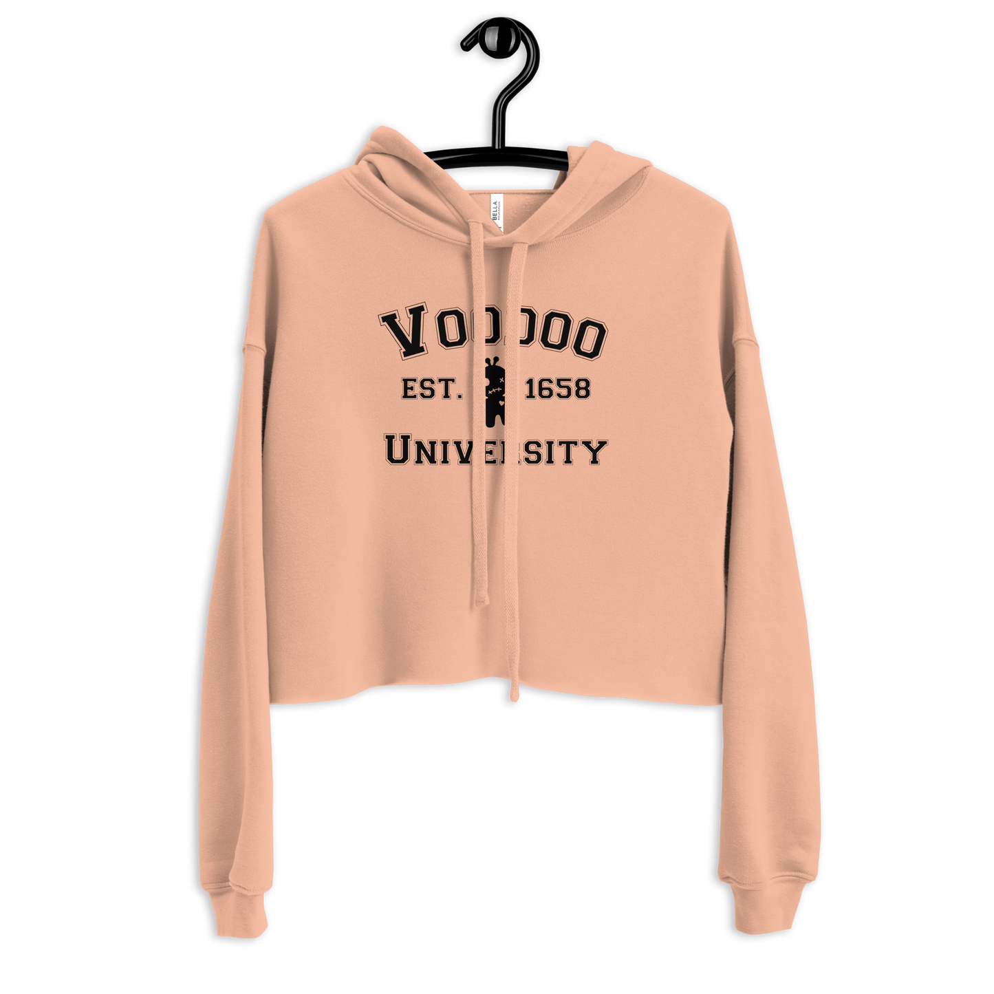 Voodoo University Fleece Crop Hoodie