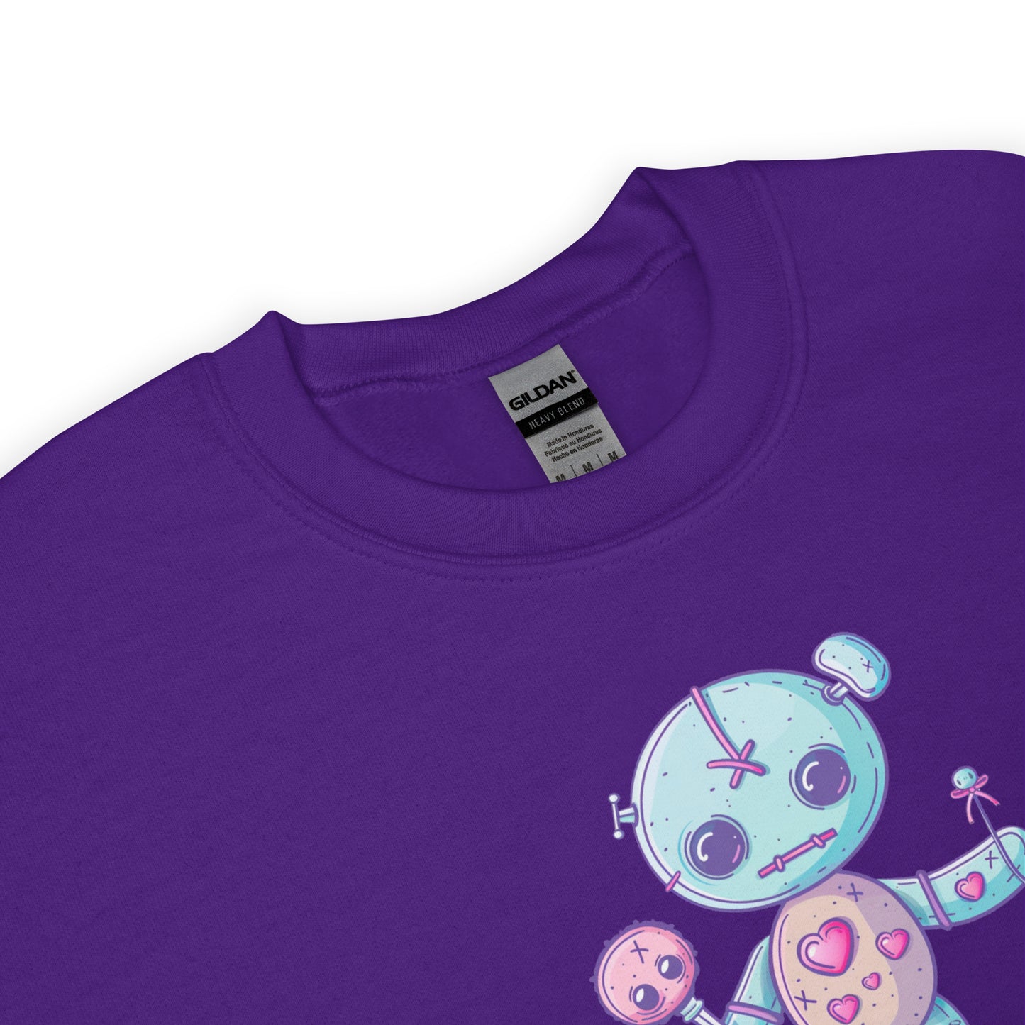 Voodoo Doll Quote: "Sweet as candy sharp as a pin" Unisex Sweatshirt