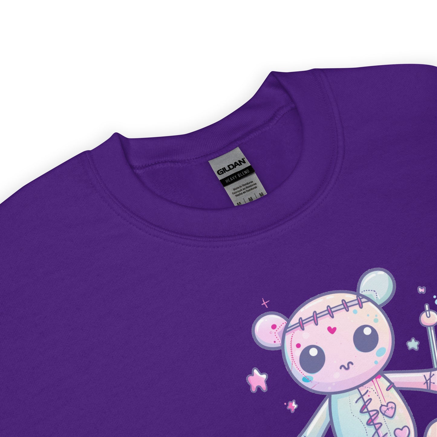 Voodoo Doll Quote: "Cuteness overload but don't poke" Unisex Sweatshirt