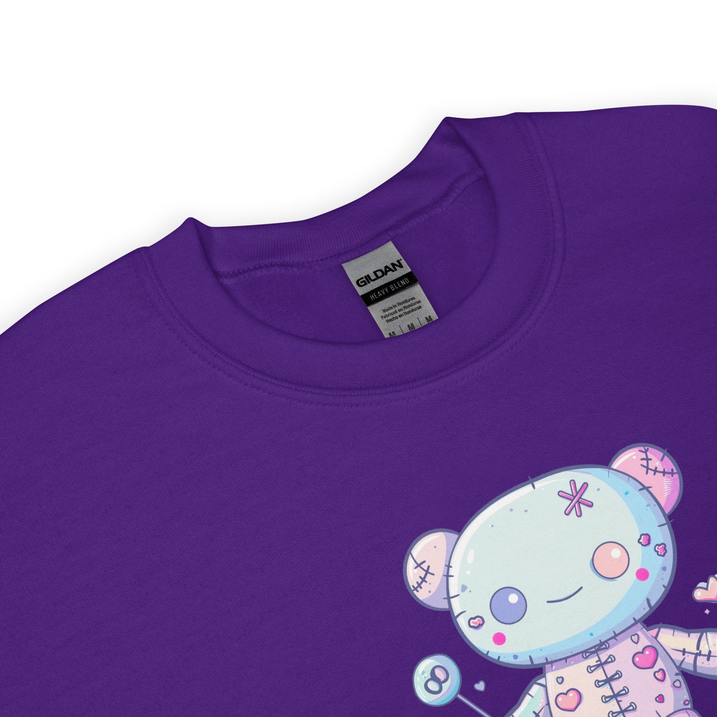 Voodoo Doll Quote: "Stick it to the haters with love" Unisex Sweatshirt