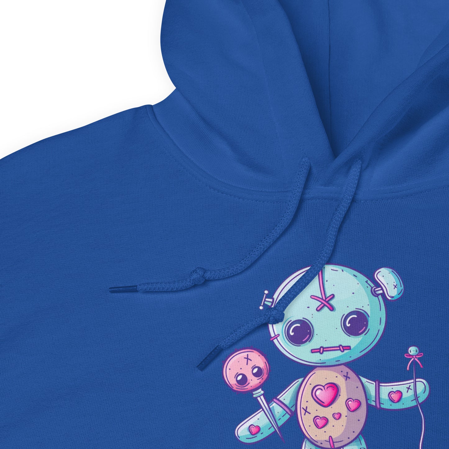 Voodoo Doll Quote: "Sweet as candy sharp as a pin" Unisex Hoodie