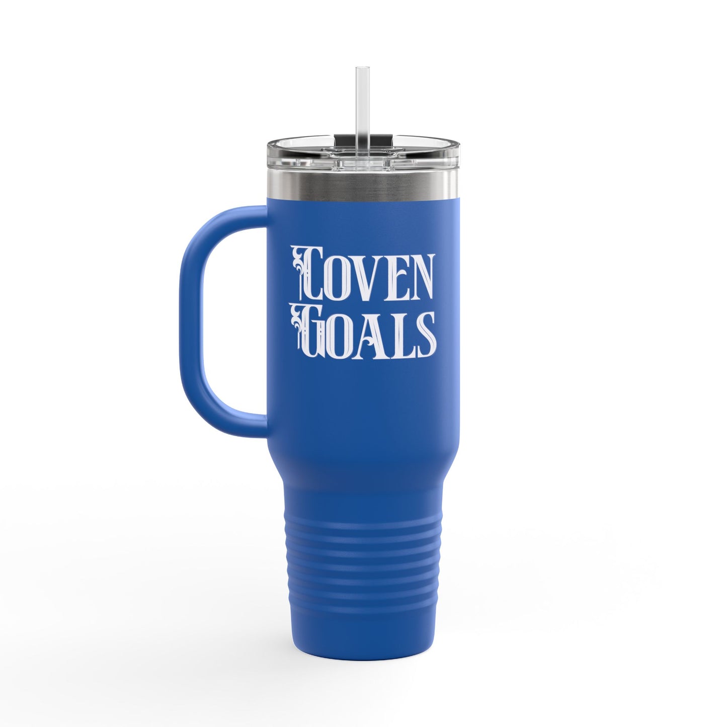 Witchy Tumbler: "Coven Goals and Cheers Witches" Insulated Travel Mug, 40oz