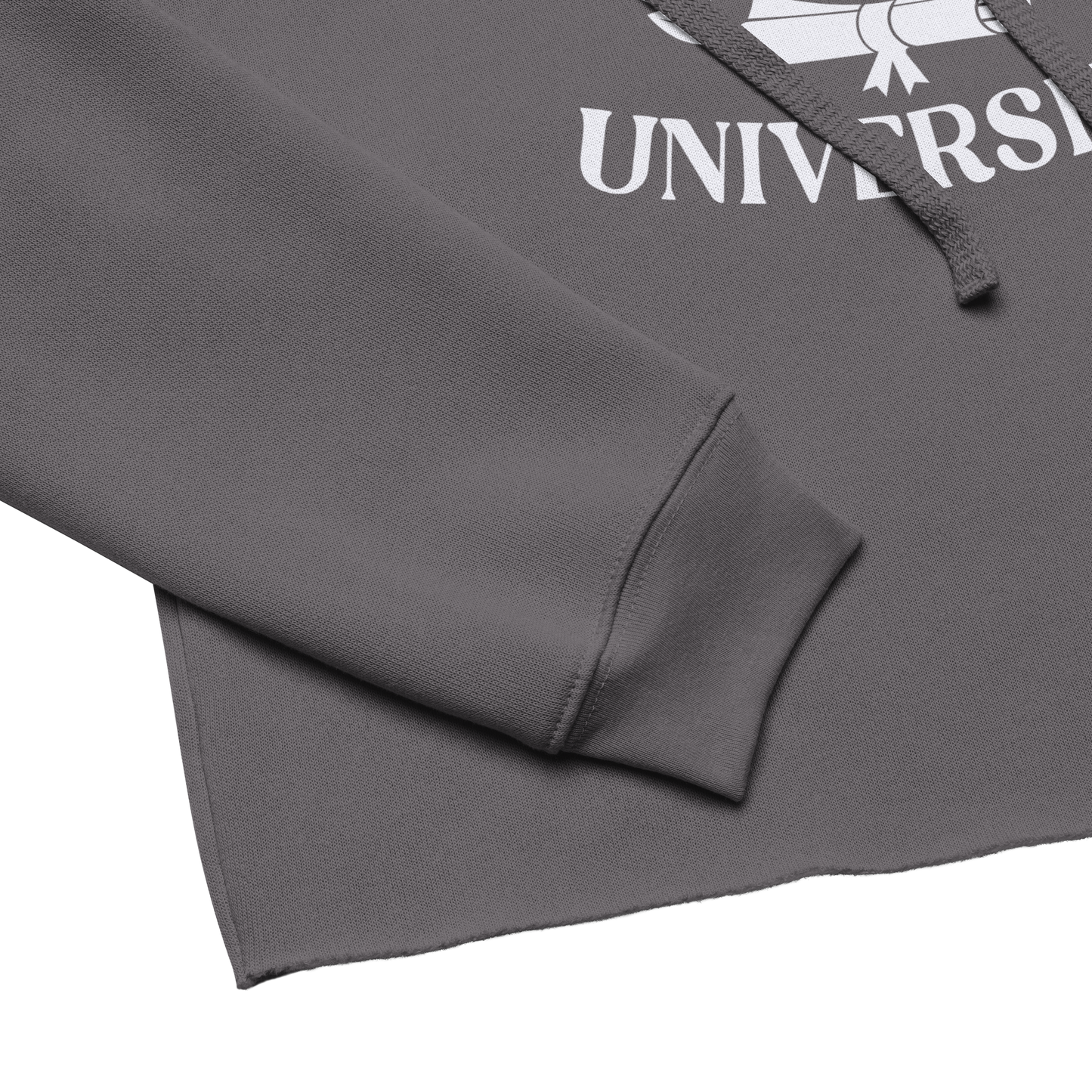 Pagan University Fleece Crop Hoodie