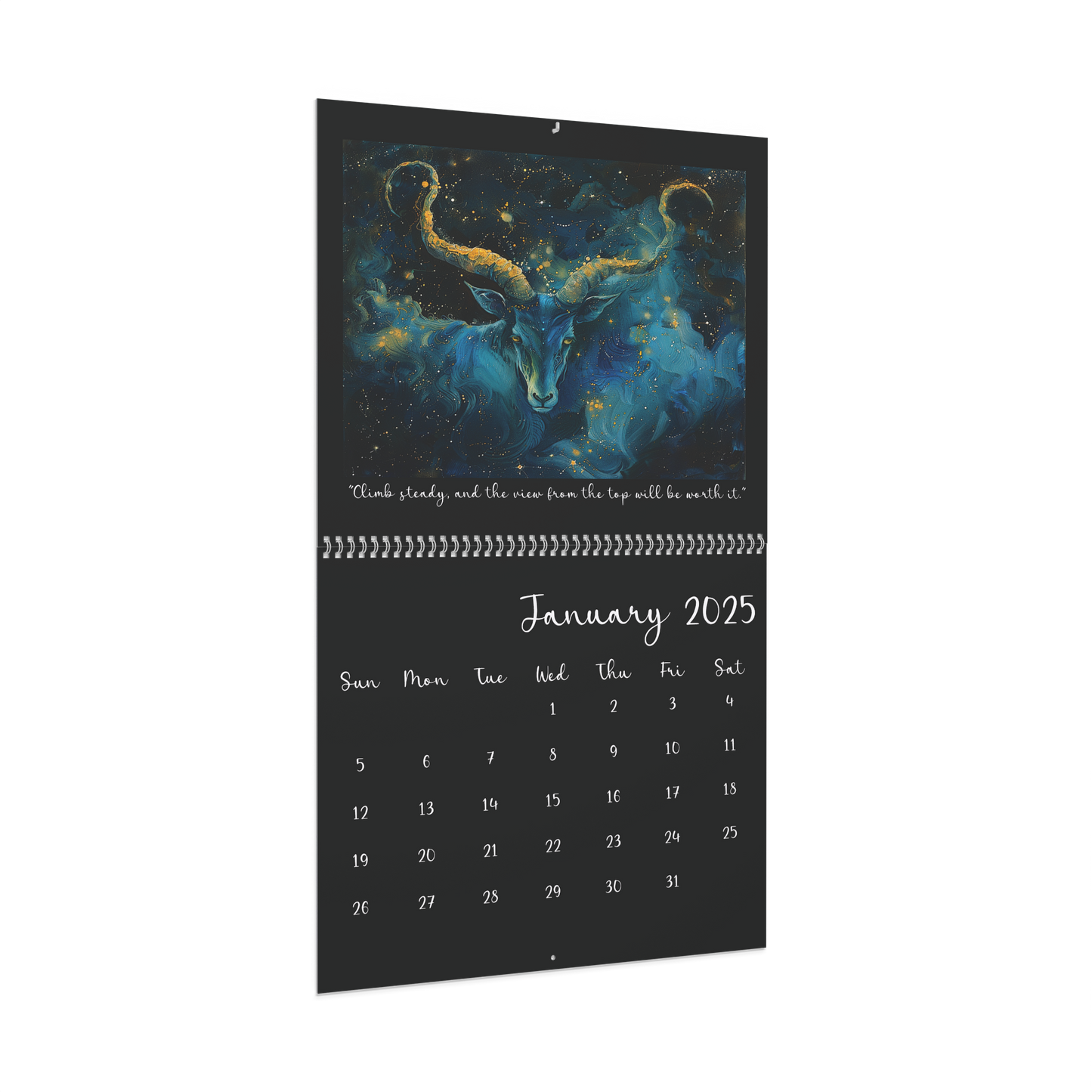 2025 Zodiac Wall Calendar