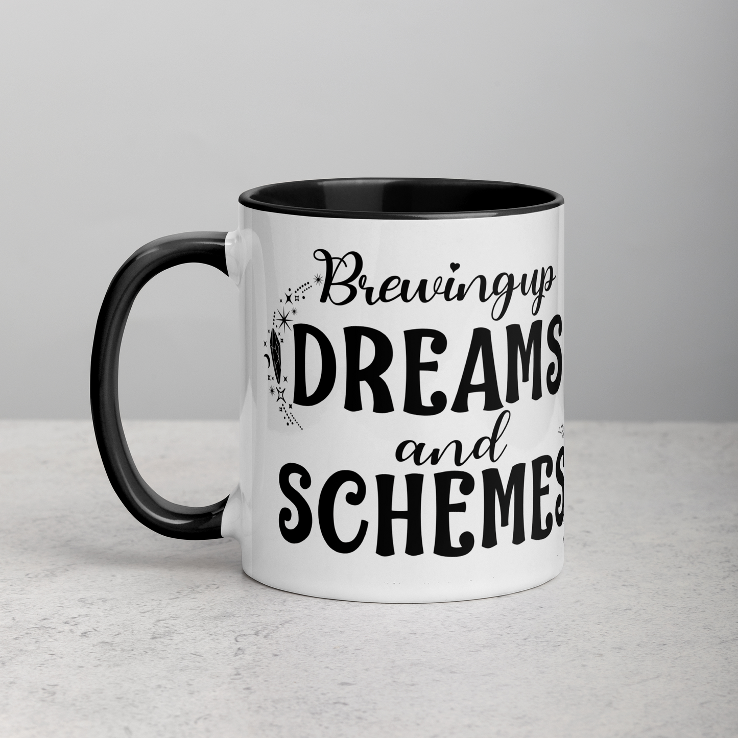 Witchy Mug "Brewing up dreams and schemes"