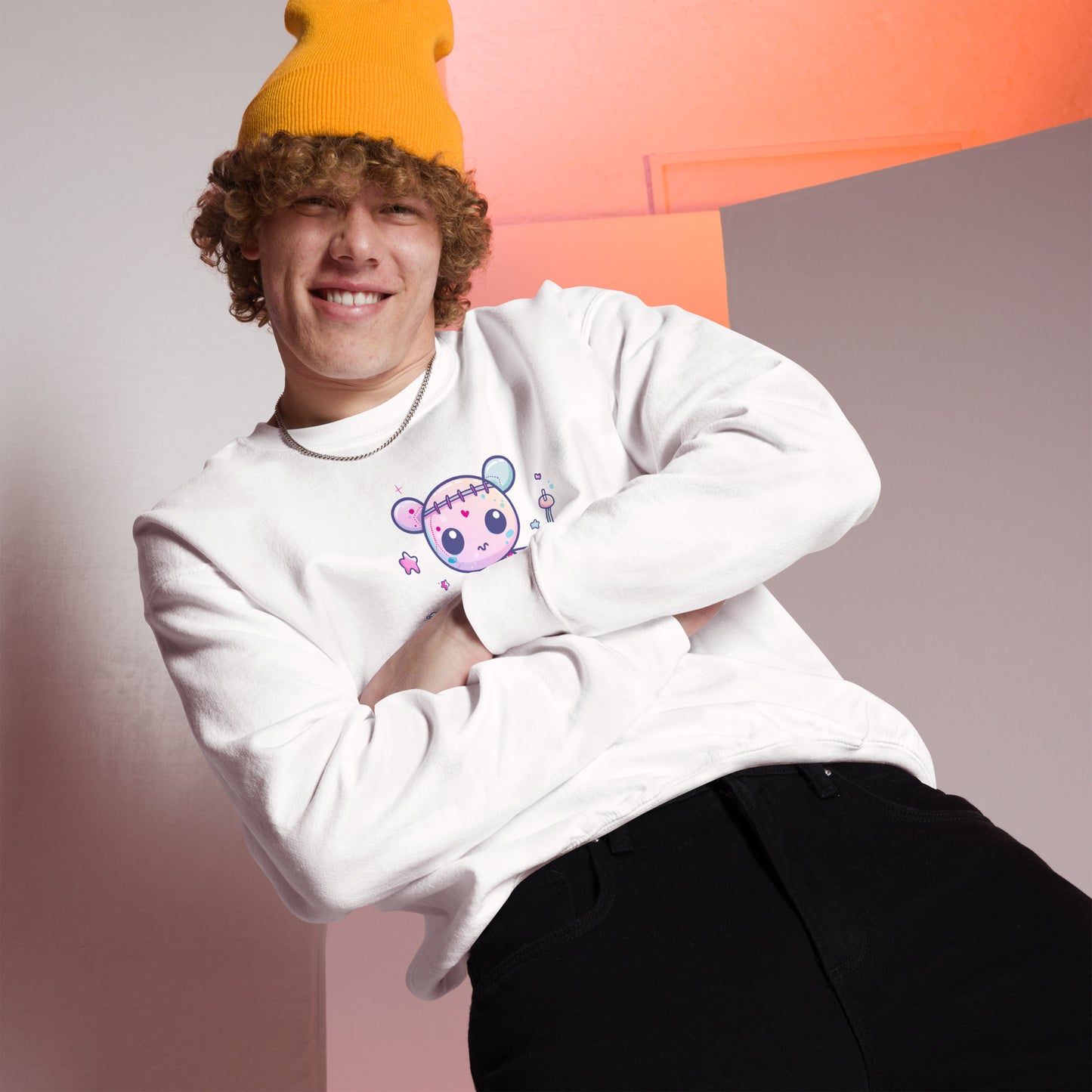 Voodoo Doll Quote: "Cuteness overload but don't poke" Unisex Sweatshirt