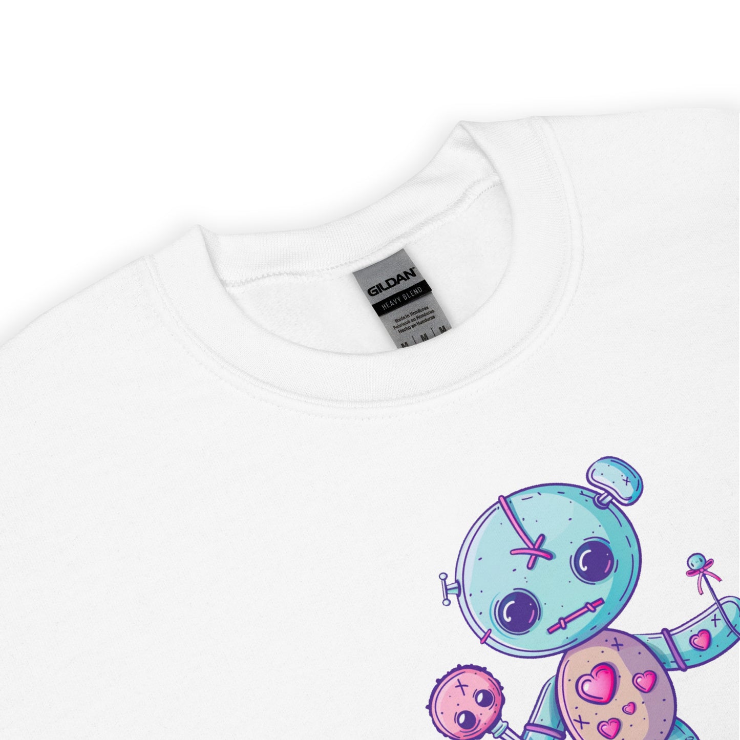 Voodoo Doll Quote: "Sweet as candy sharp as a pin" Unisex Sweatshirt