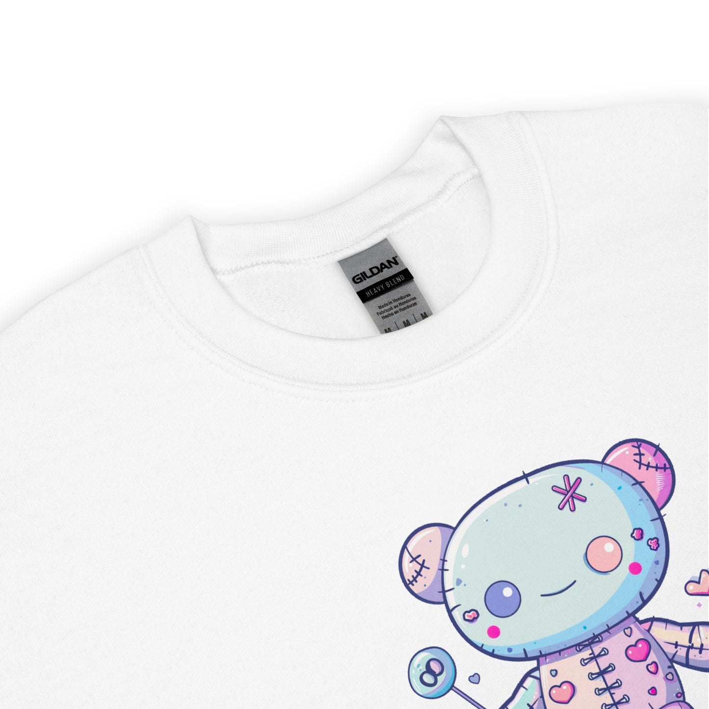Voodoo Doll Quote: "Stick it to the haters with love" Unisex Sweatshirt