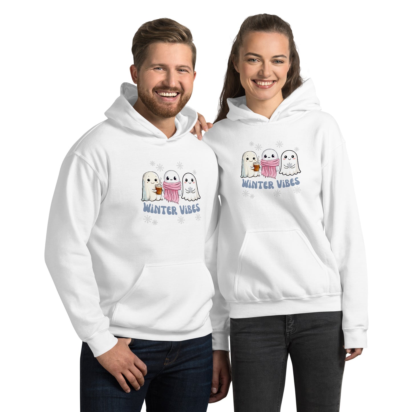 Ghost "Winter Vibes" Unisex Hoodie