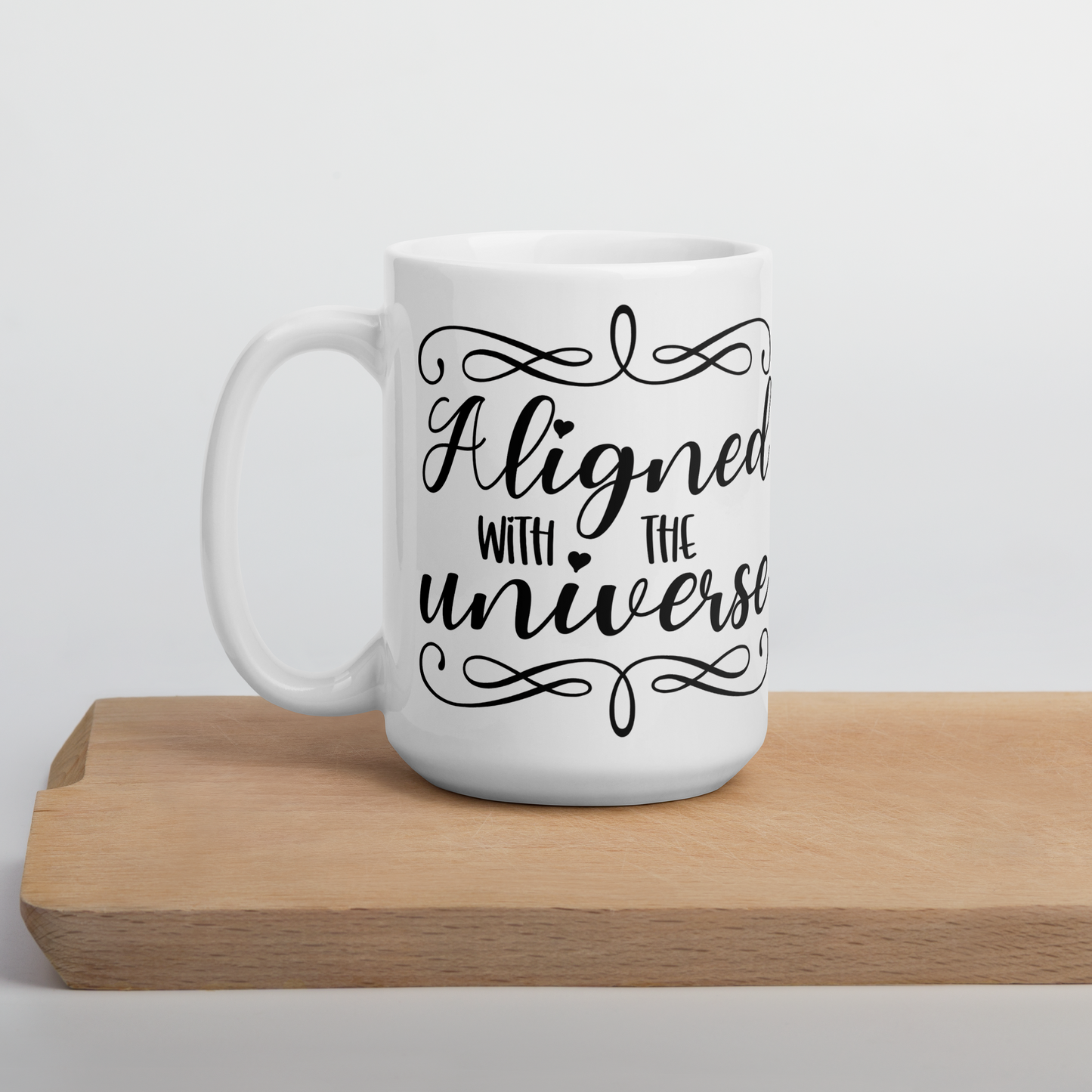 Mystical Moon Mug "Aligned with the Universe"