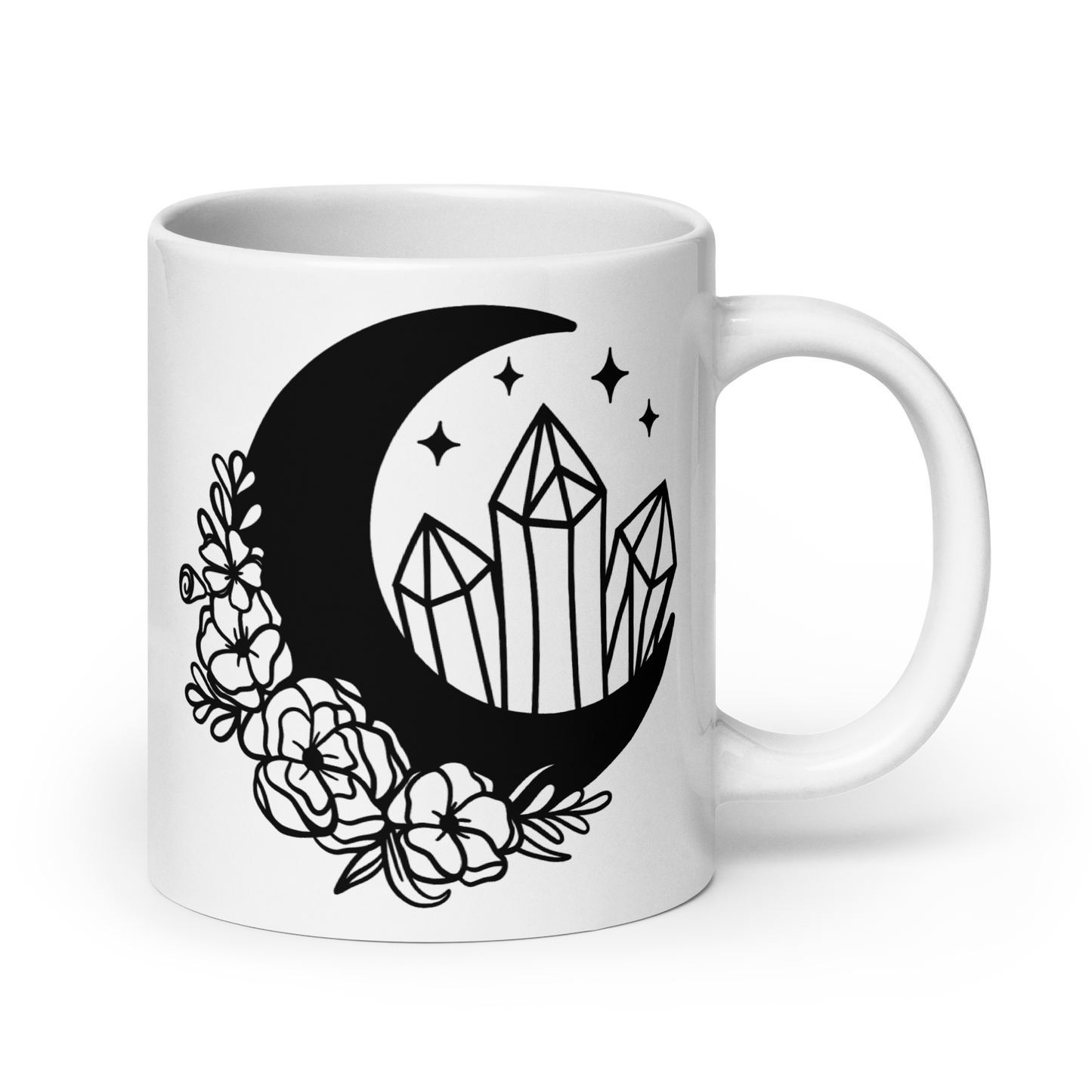 Mystical Moon Mug "Aligned with the Universe"