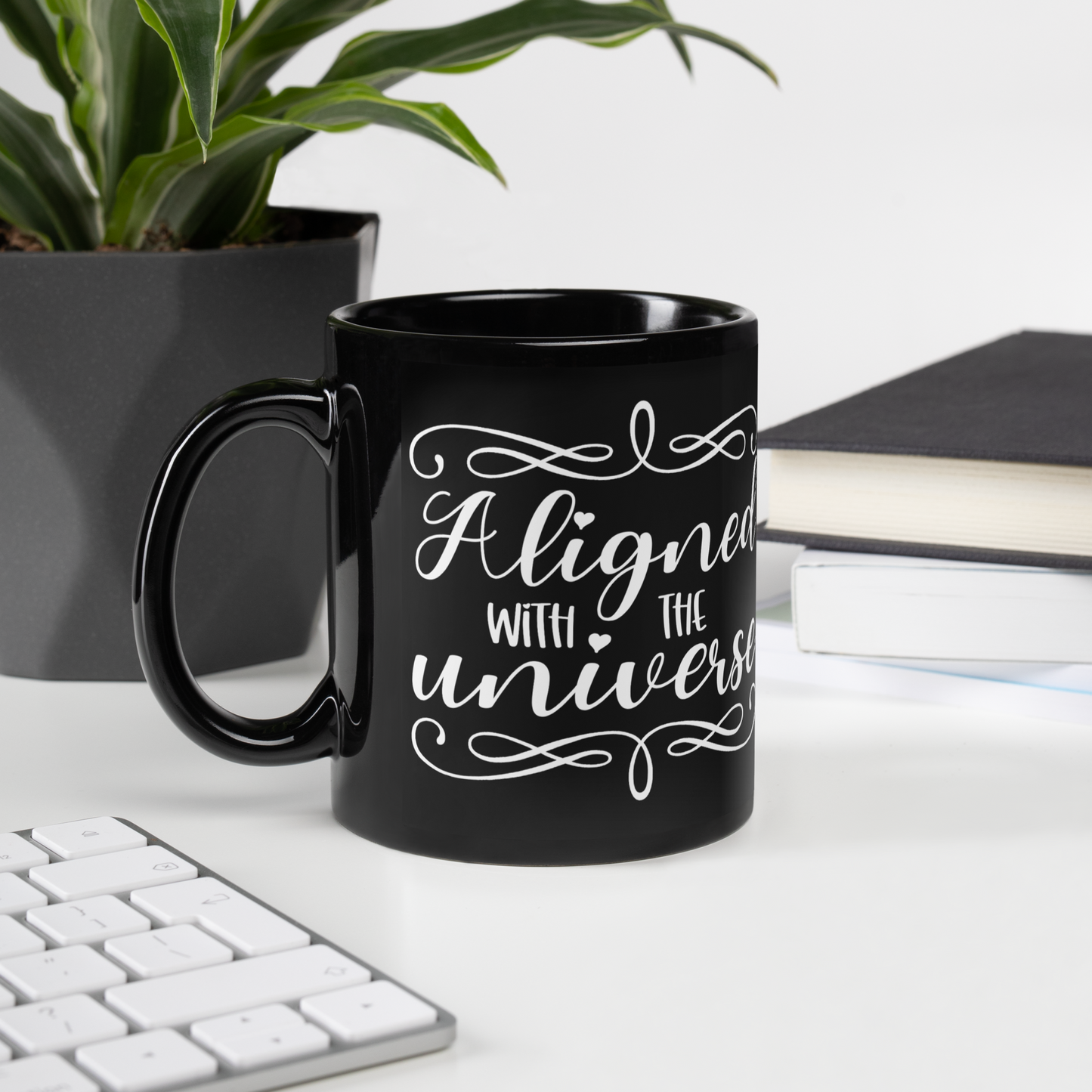 Mystical Moon Mug "Aligned with the Universe"
