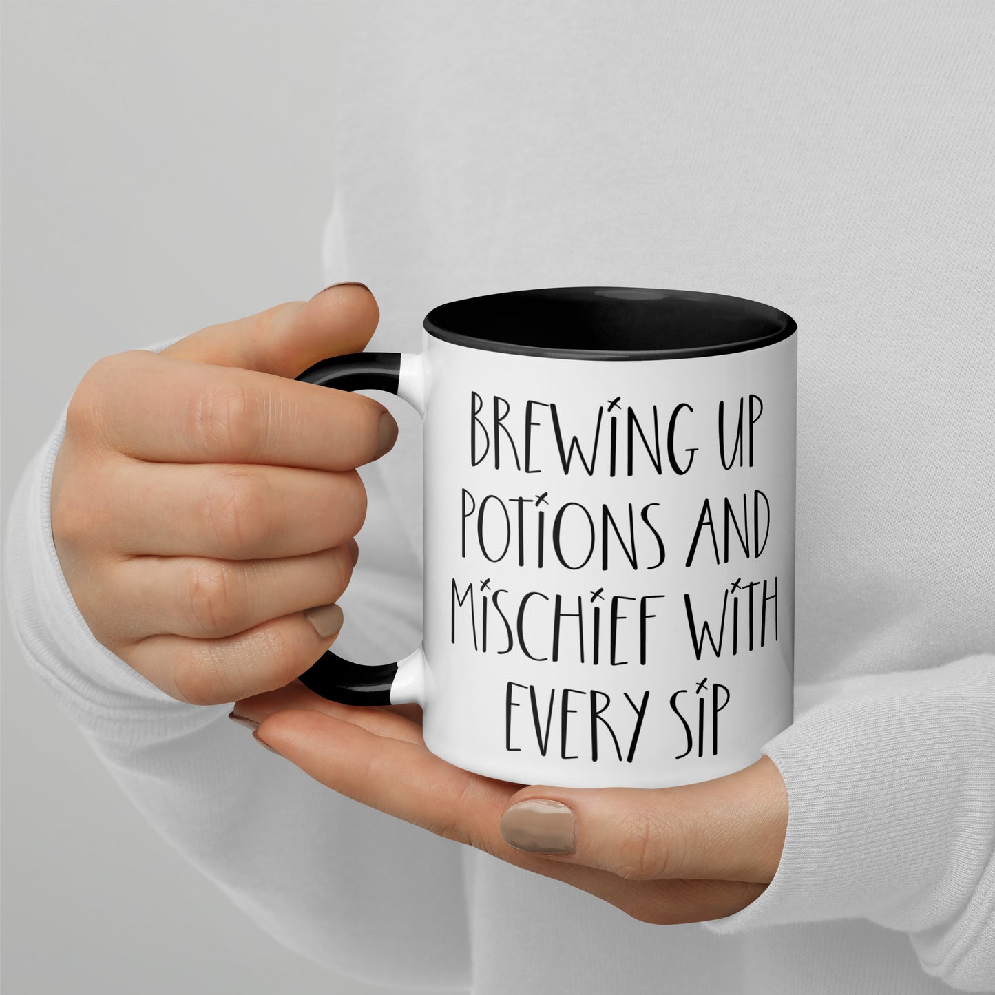 Voodoo Doll Coffee Mug: "Brewing up potions with every sip"