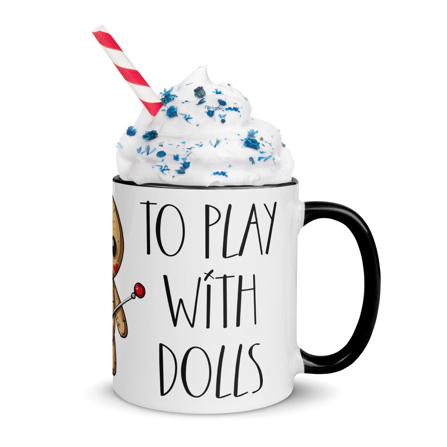 Voodoo Doll Coffee Mug: "You are never too old to play with dolls"
